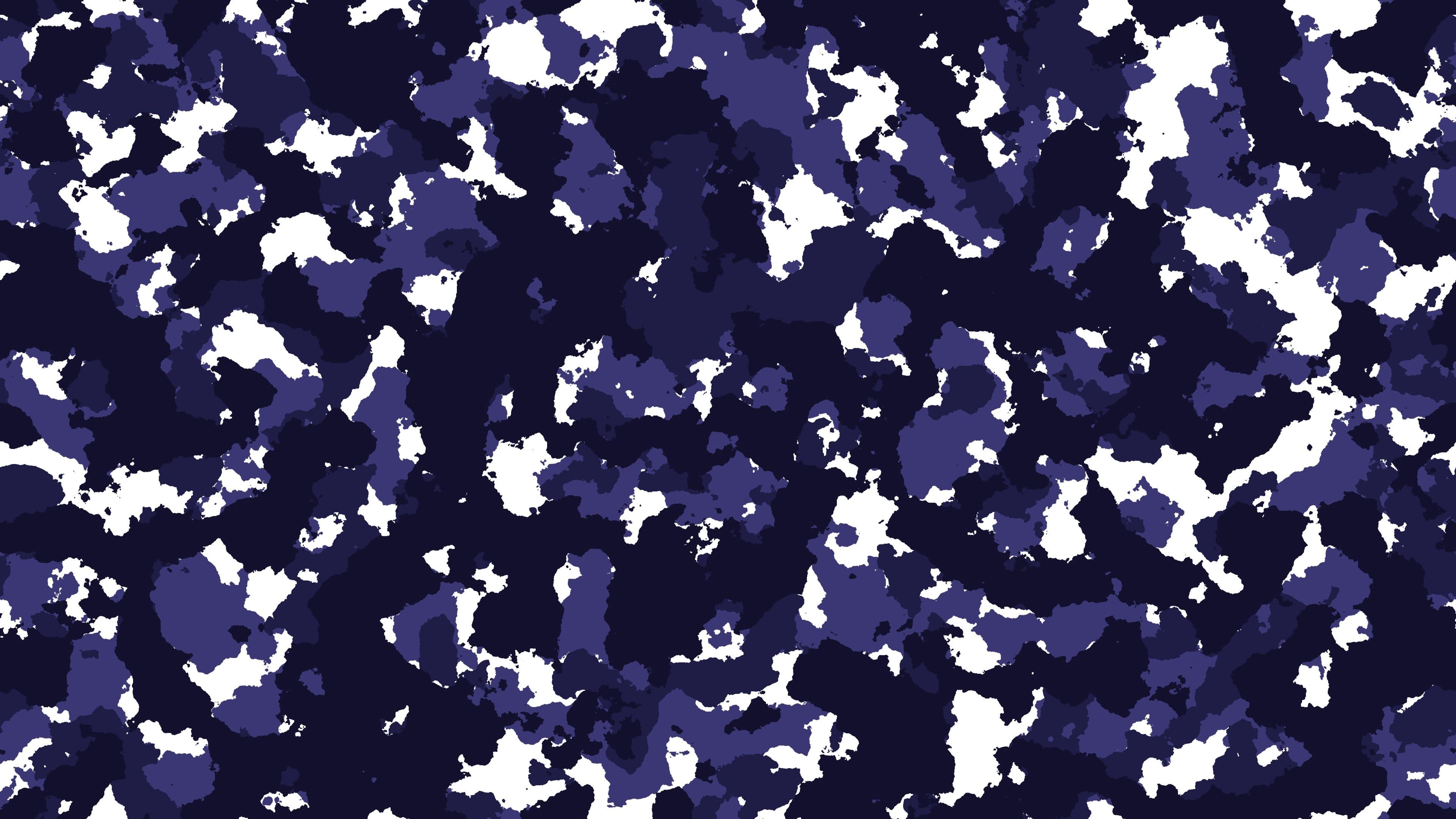 3840x2160 Blue Camo 4K Wallpaper Free HD Wallpaper