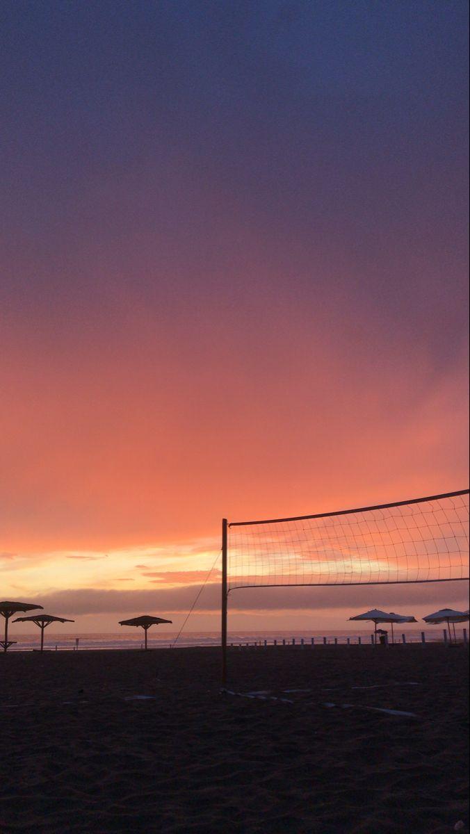 676x1200 beach. Volleyball wallpaper, Aesthetic wallpaper, Sunset wallpaper