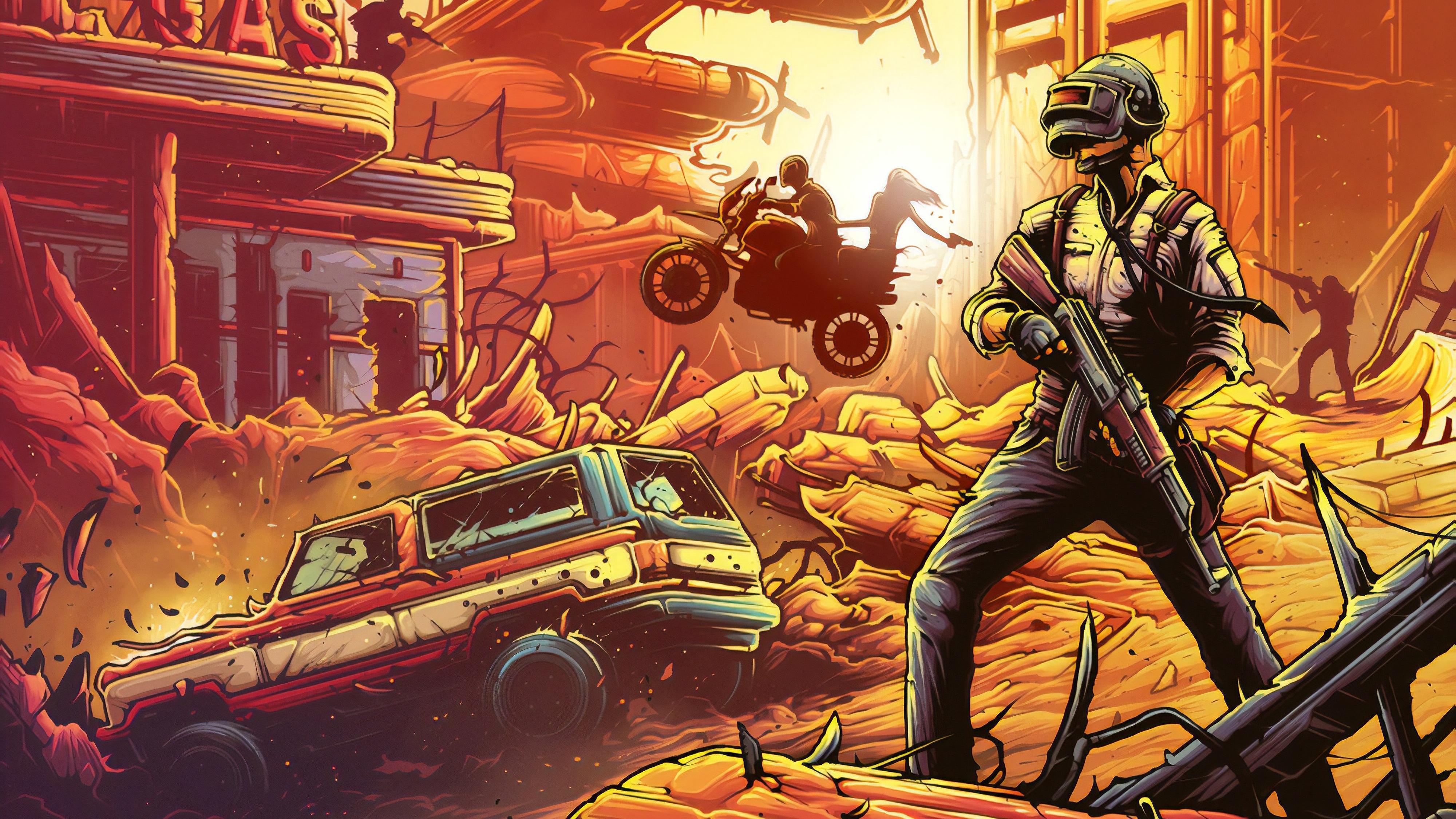 4000x2250 Wallpaper Desktop Gaming Pubg