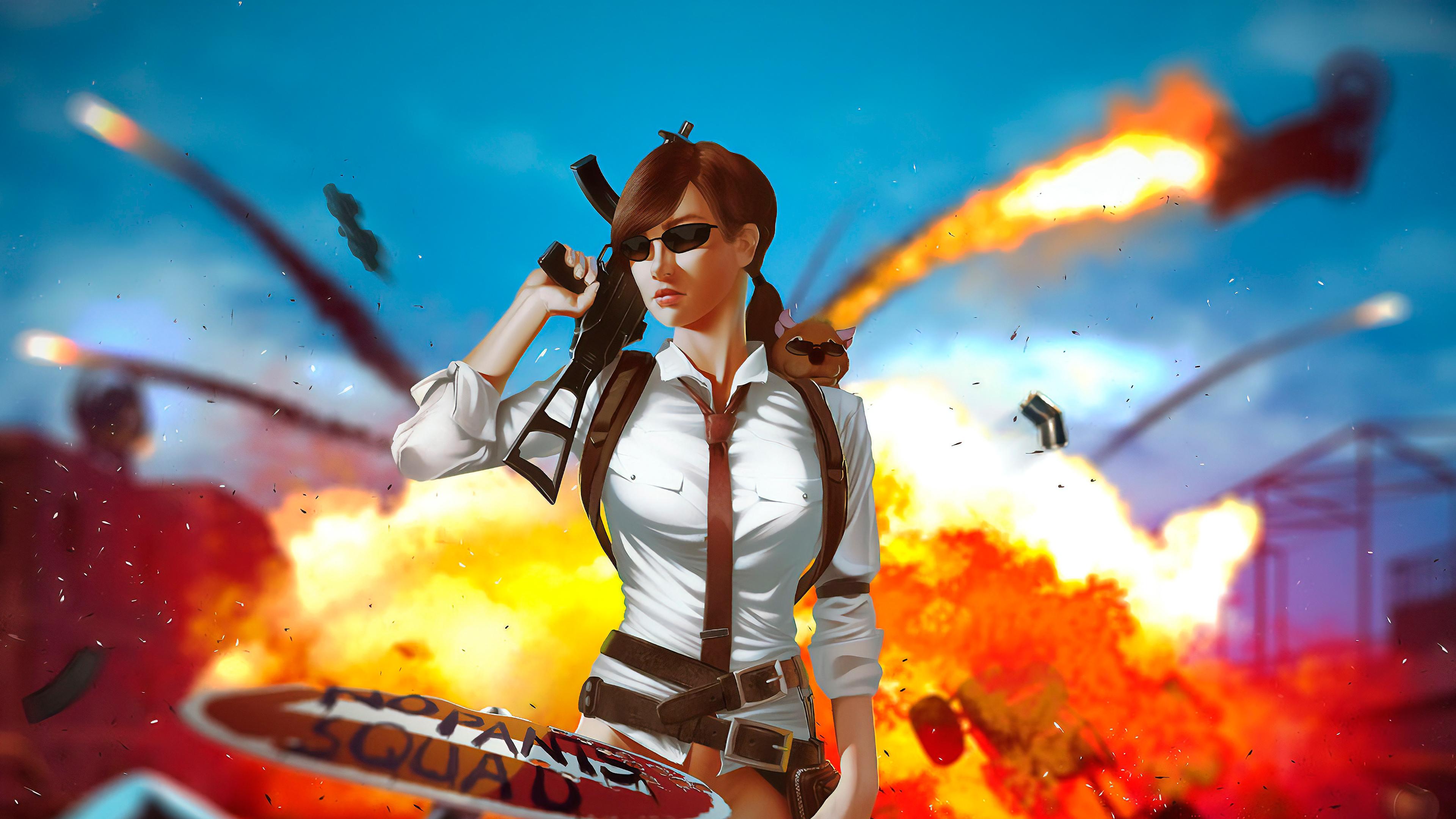 3840x2160 Pubg Girl Wallpaper