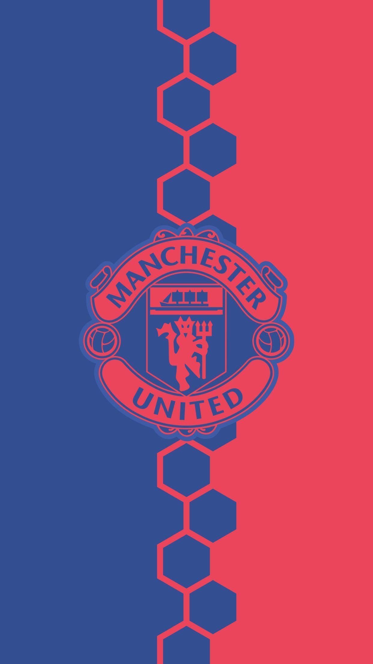 1242x2208 Manchester United 4K Wallpaper