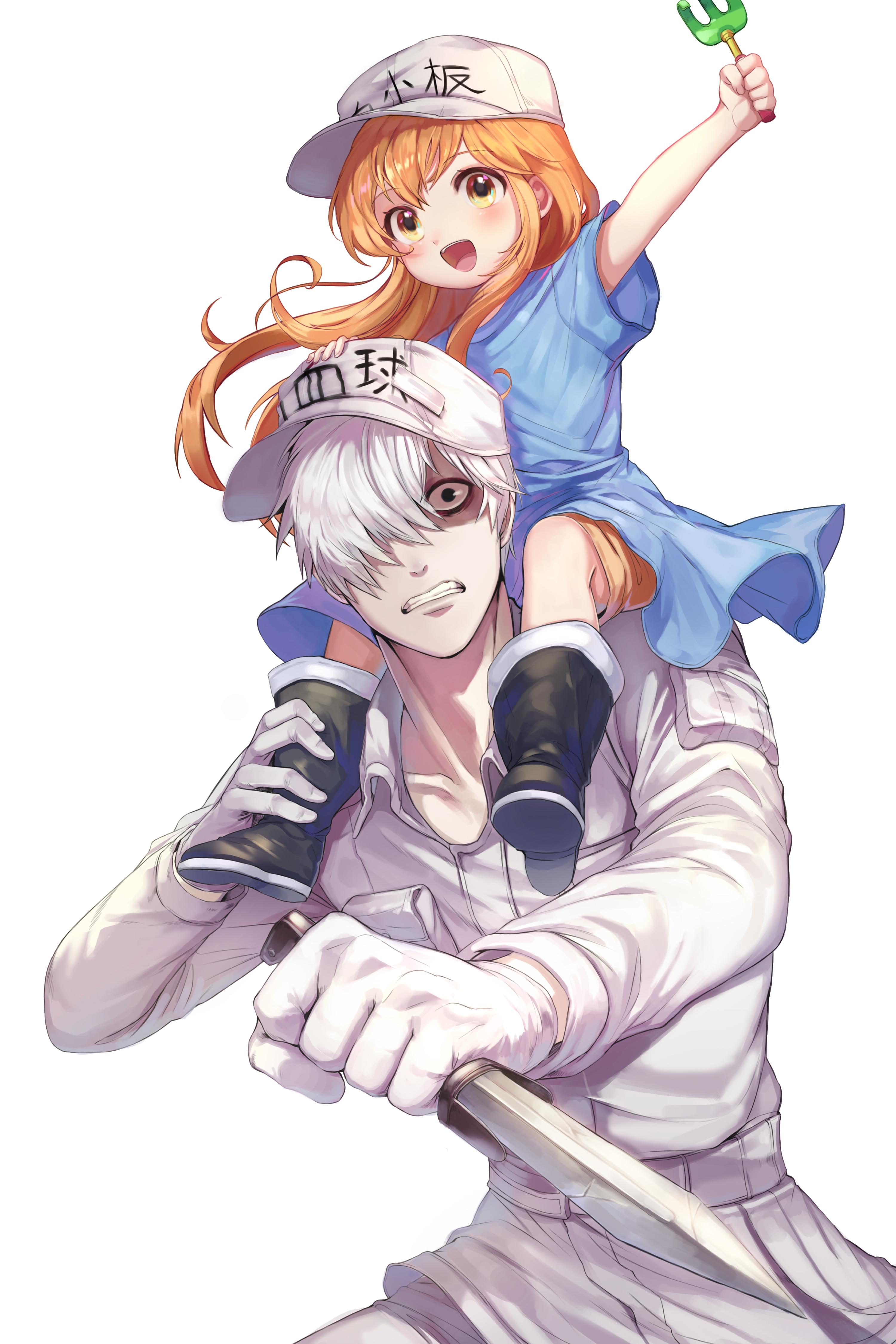 3000x4500 Hataraku Saibou (Cells At Work!) Mobile Wallpaper Anime Image Board