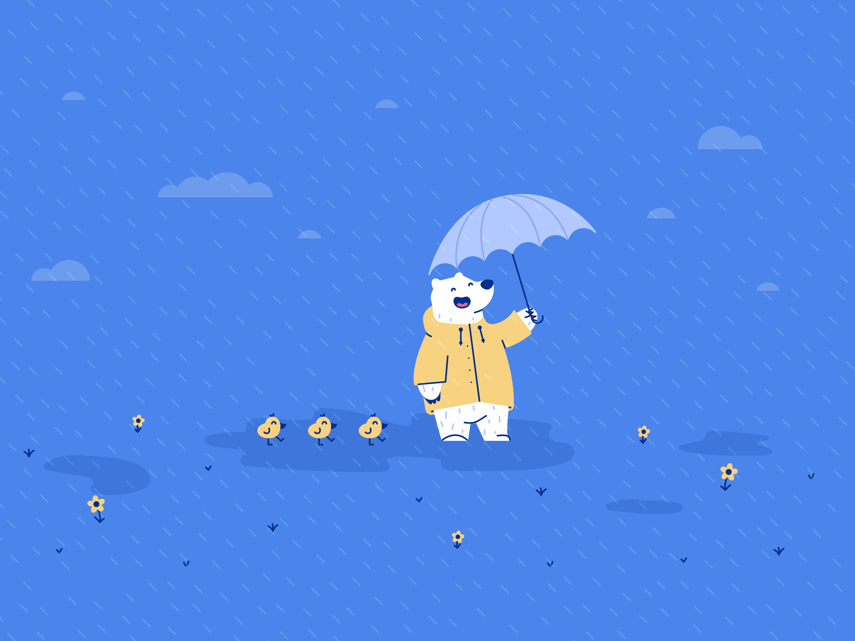 2732x2049 Bear Themed Wallpaper for your iPhone, iPad, and Mac