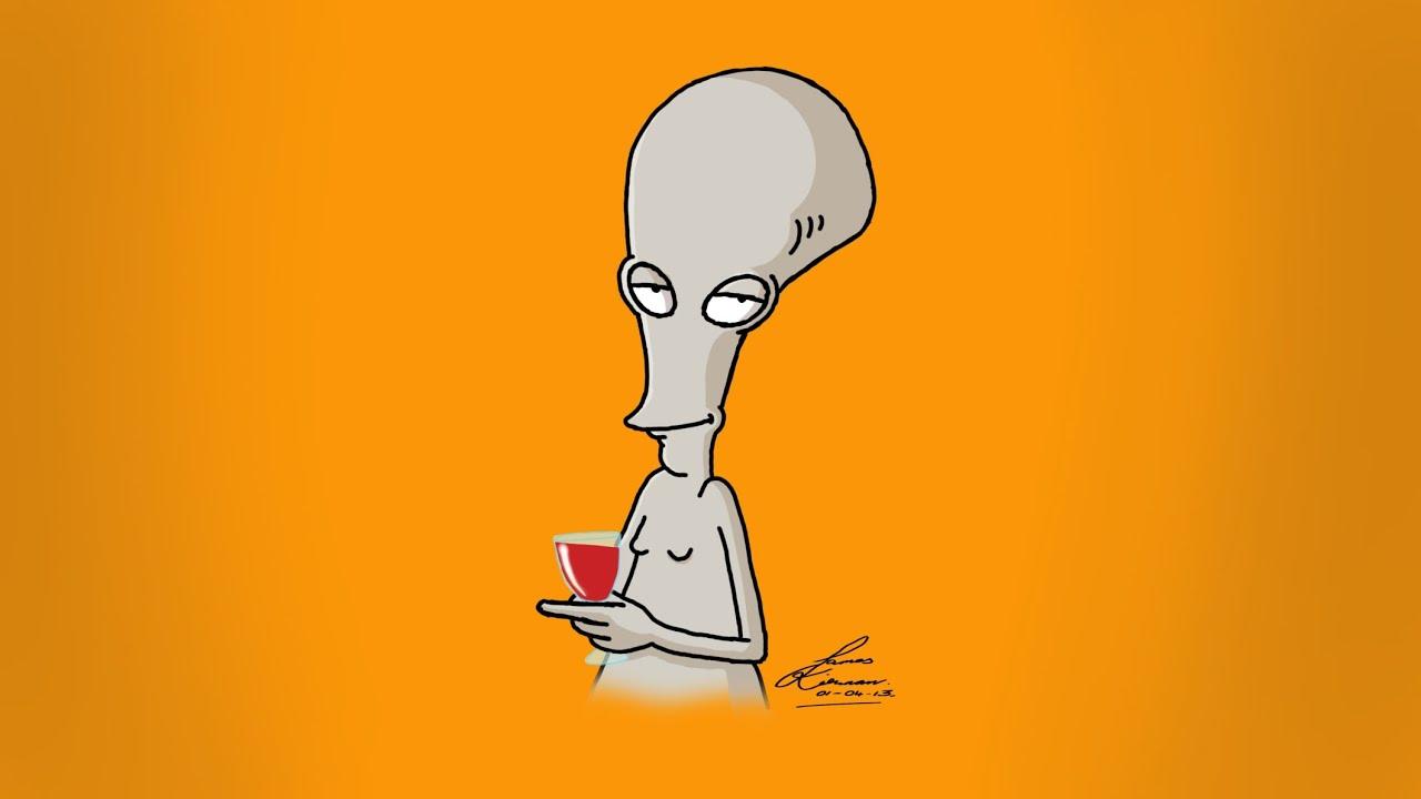 1280x720 How To Draw'' 4 : Roger from American Dad