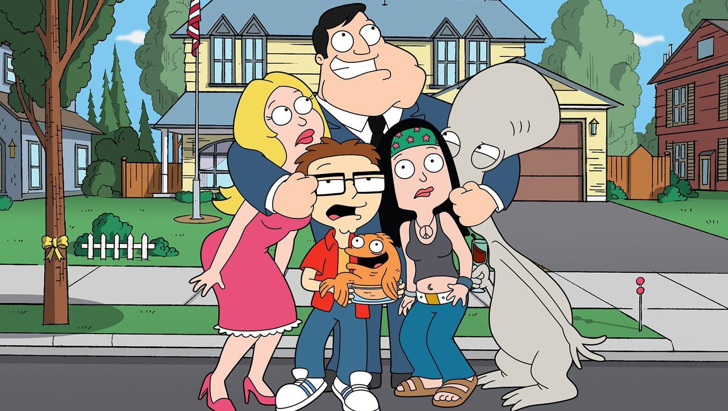 2552x1442 American Dad! Desktop Wallpaper