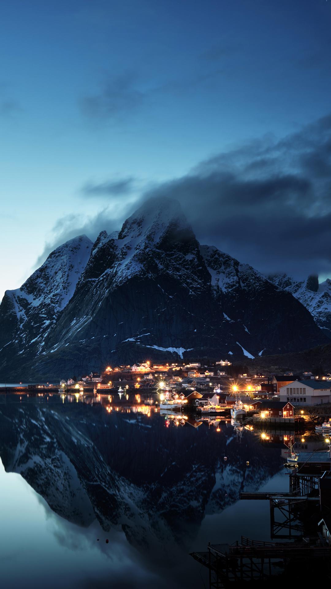 1080x1920 1080x1920 mountains, nature, norway, coast, hd, 5k for iPhone 8 wallpaper