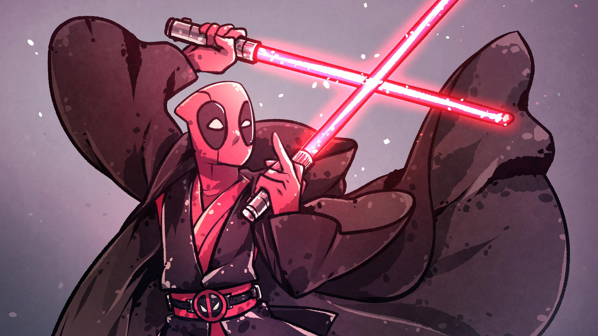 2101x1182 Deadpool As Sith Lord, HD Superheroes, 4k Wallpaper, Image, Background, Photo and Picture