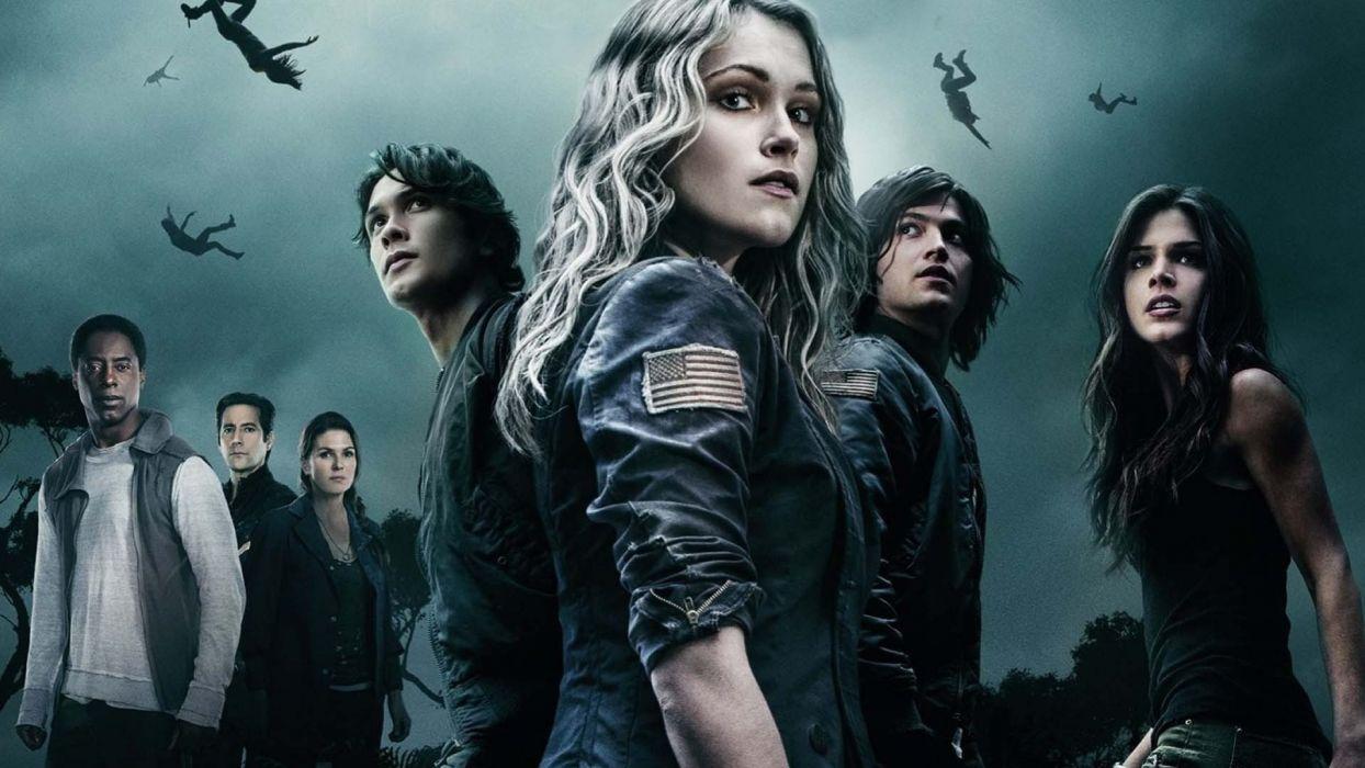 1244x700 The 100 Tv Series Clarke Bellamy Octavia Finn Jaha Abigail Wallpaperx1080