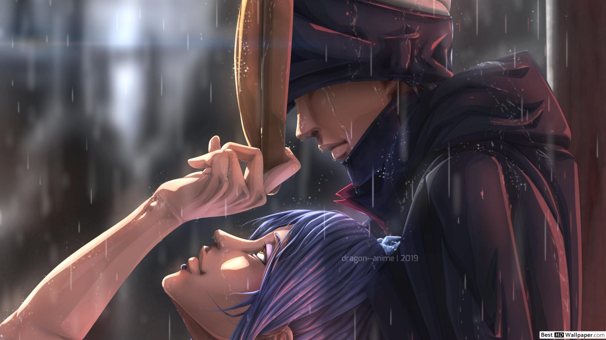 2560x1440 Naruto Shippuden : Obito Uchiha & Konan HD wallpaper download