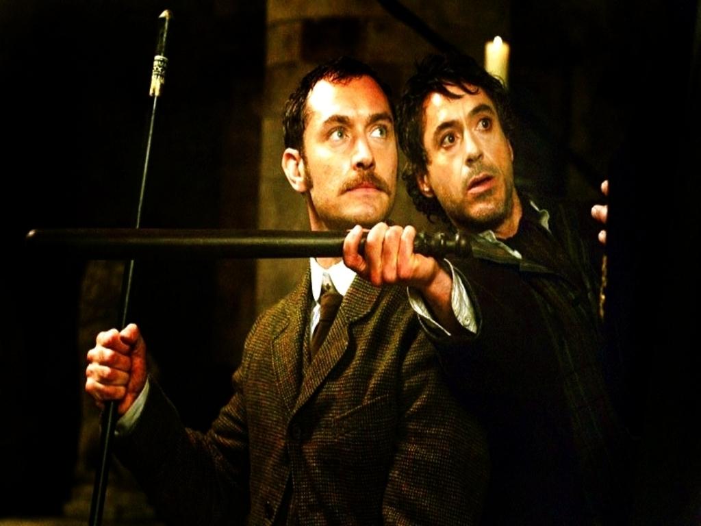 1024x768 Sherlock Holmes and John Watson Holmes and John Watson Wallpaper