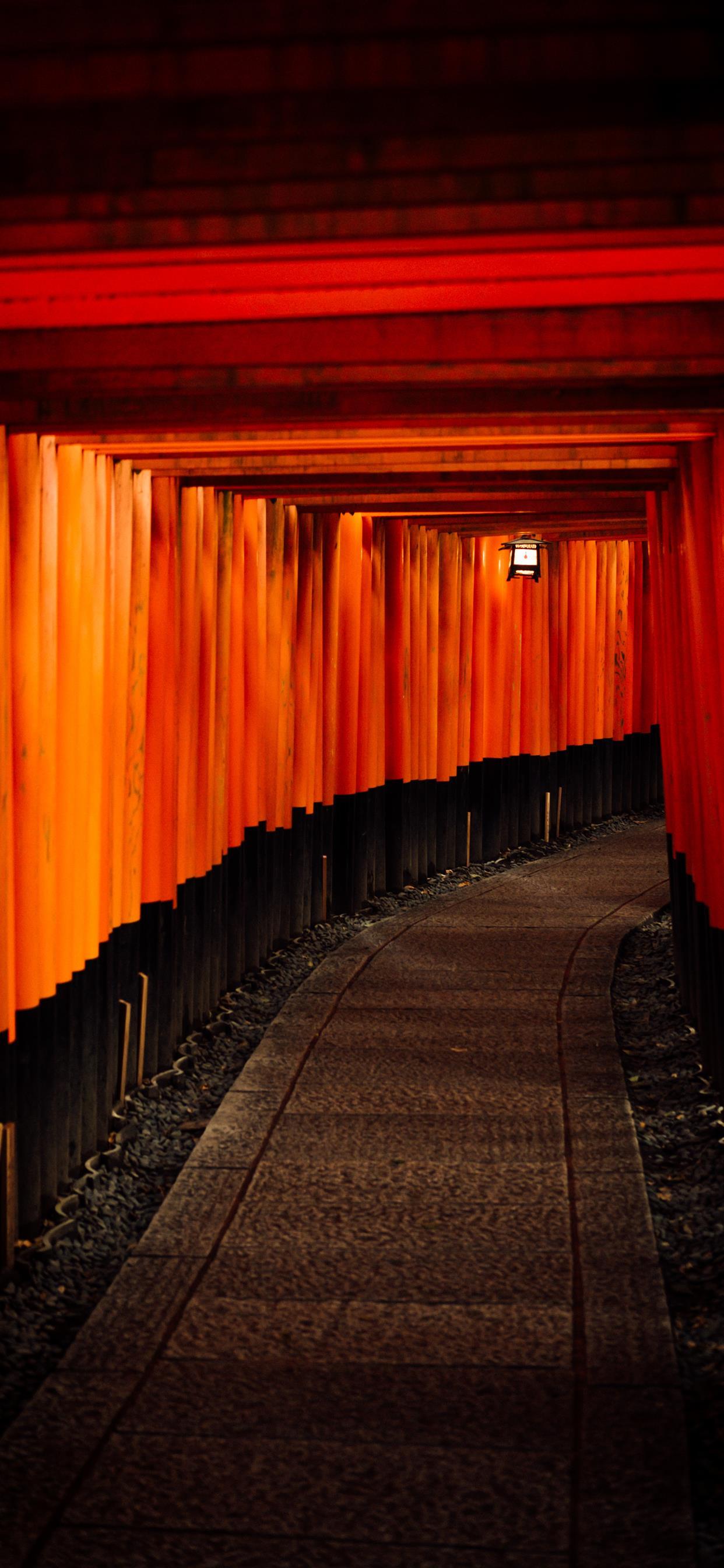 1242x2688 Fushimi inari taisha kyoto japan iPhone X Wallpaper Free Download
