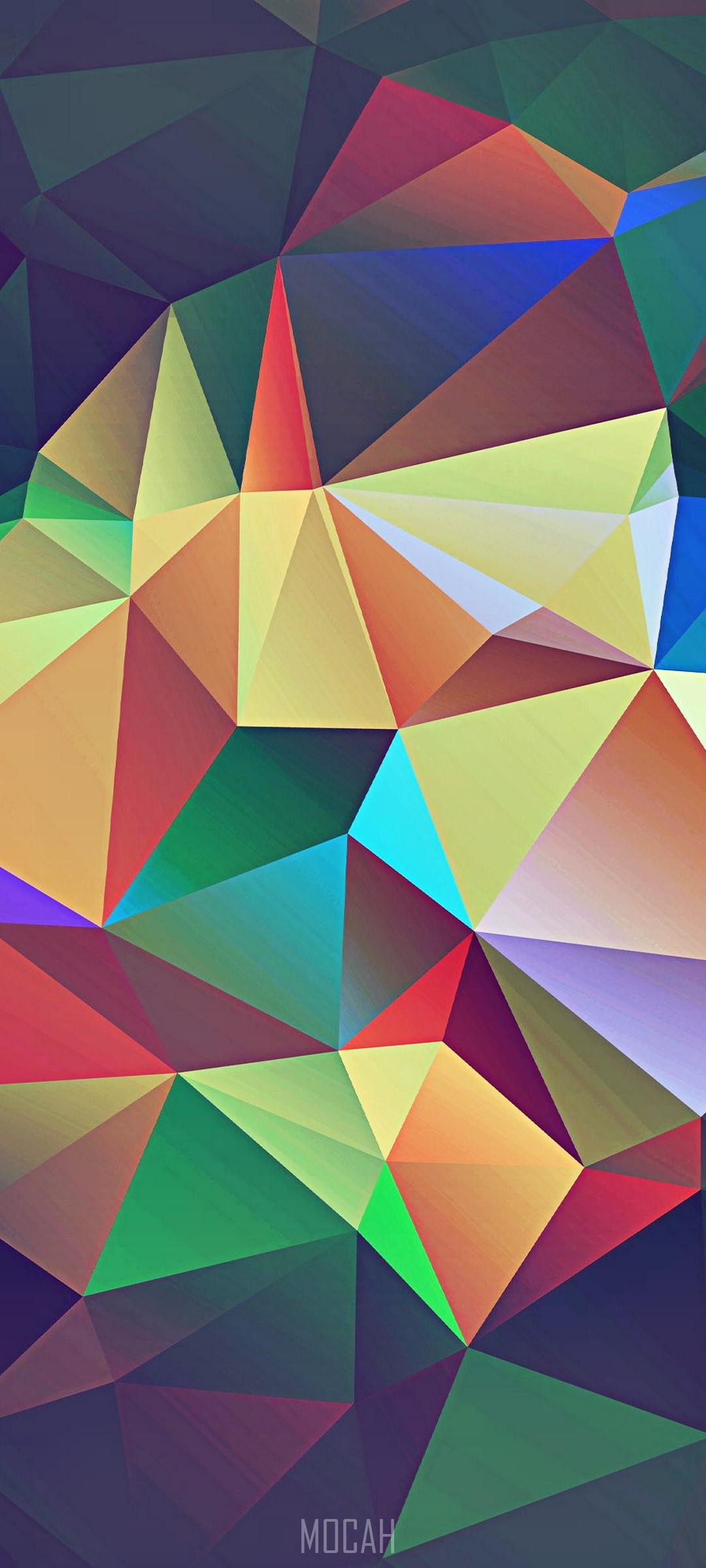 1080x2400 Triangle, Pattern, Graphic Design, Colorfulness, Design, Oppo F17 wallpaper 1080p, 1080x2400. Mocah HD Wallpaper