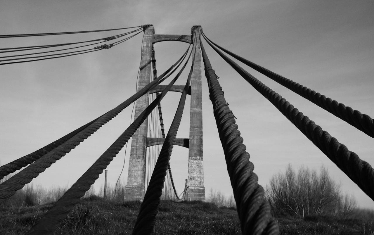 1280x804 Old Bridge Monochrome wallpaper. Old Bridge Monochrome