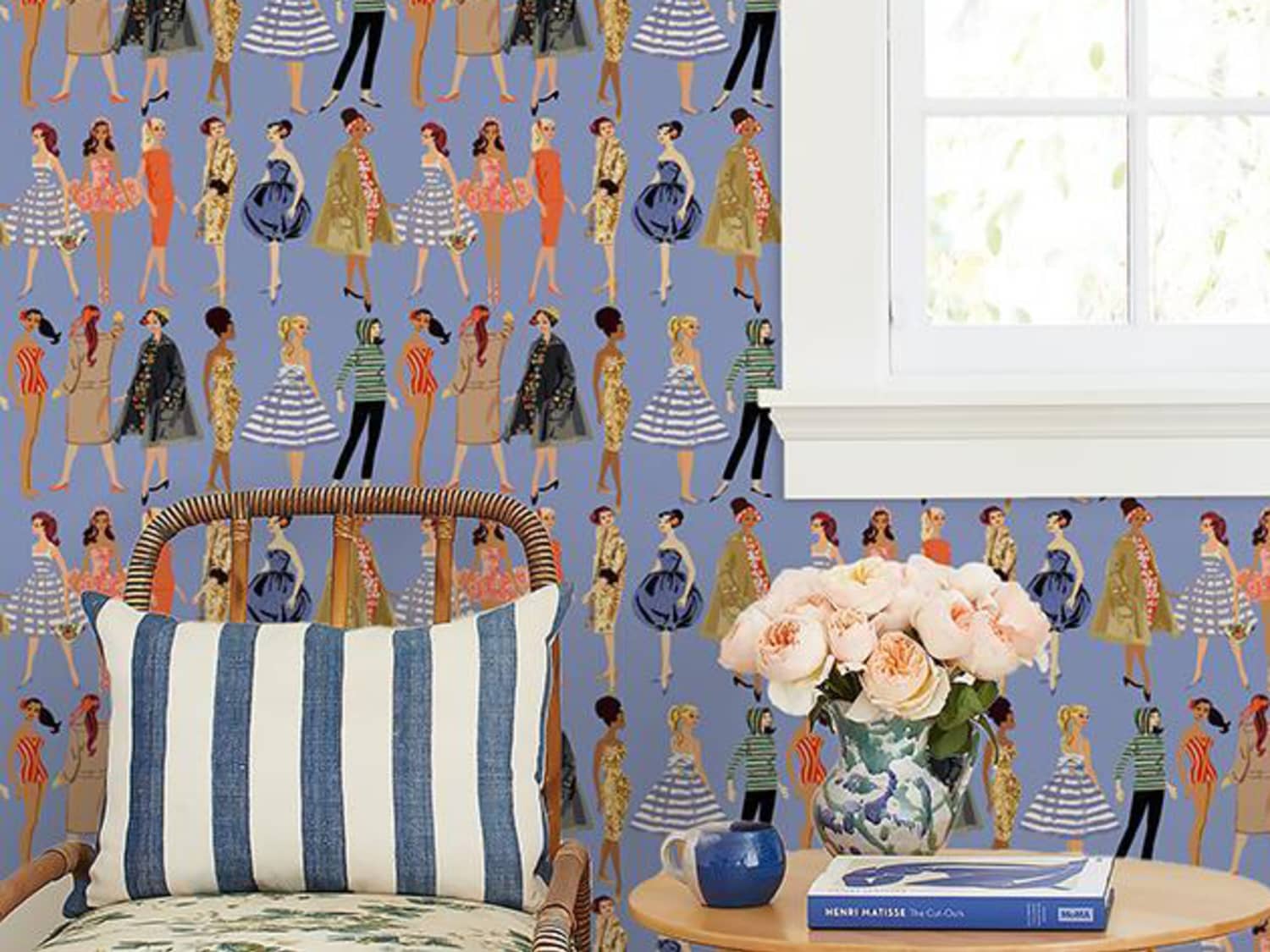 1500x1125 Mattel Created Nearly 200 Retro Glam Vintage Barbie Themed Wallpaper Designs