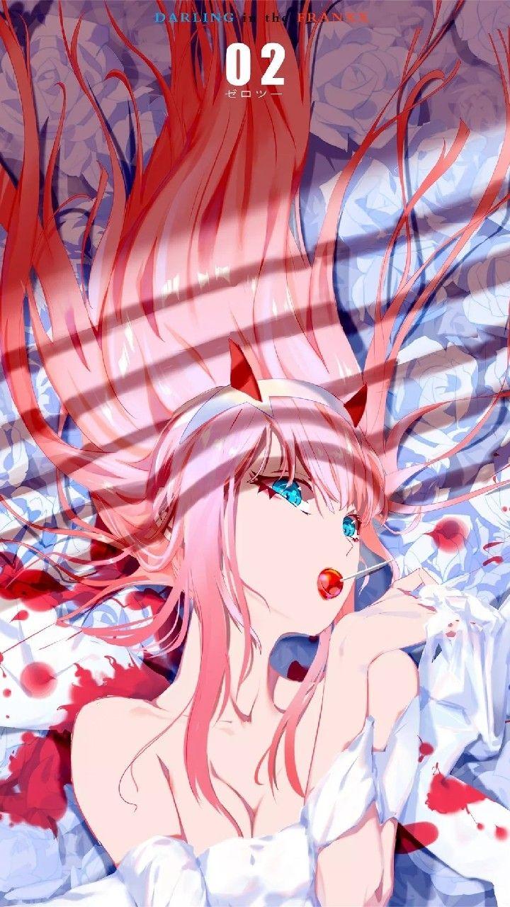 720x1280 Darling in the FranXX Wallpaper. Zero Two 4K of Wallpaper for Andriod