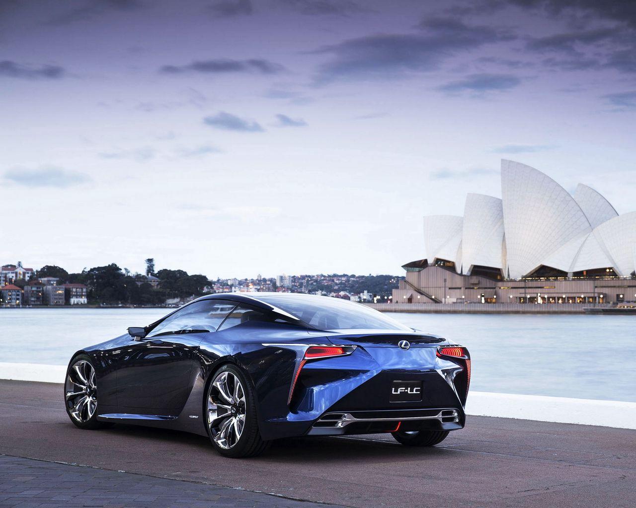 1280x1024 Download wallpaper 1280x1024 sydney, opera house, lexus, lexus lf lc, australia, new south wales standard 5:4 HD background