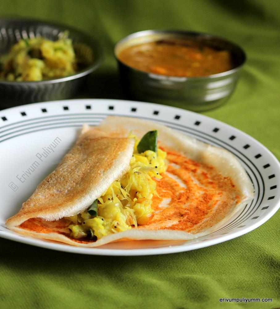 907x1000 Erivum Puliyum: Mysore Masala Dosa (Step by Step Pics)