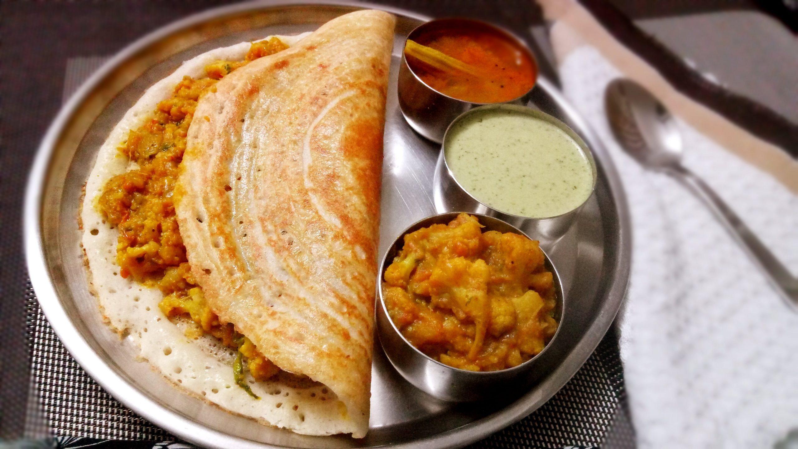 2560x1440 Gobi Masala Dosa Recipe. Indian Breakfasts's Desire