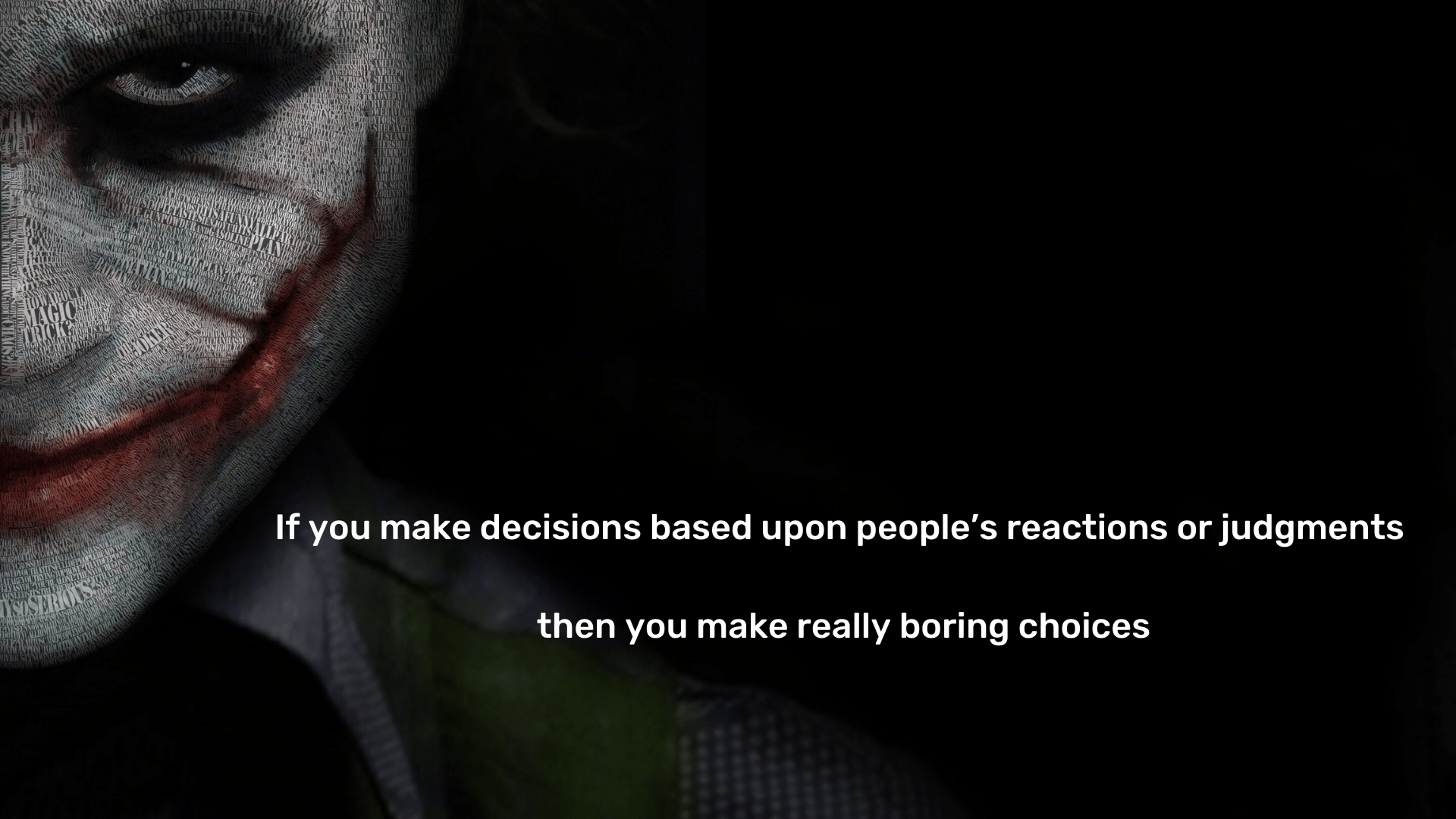 1920x1080 Wallpaper. Movie Quotes. Movies. Joker. Quote. Deep movie quotes, Movie quotes, Quote deep