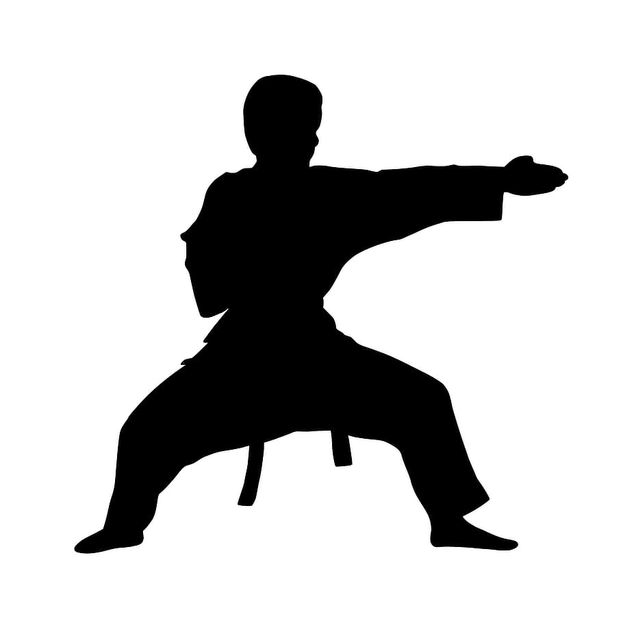 910x910 karate kick wallpaper, silhouette, baguazhang, xing yi quan, t'ai chi ch'uan, kung fu, kung fu, illustration, clip art, pencak silat