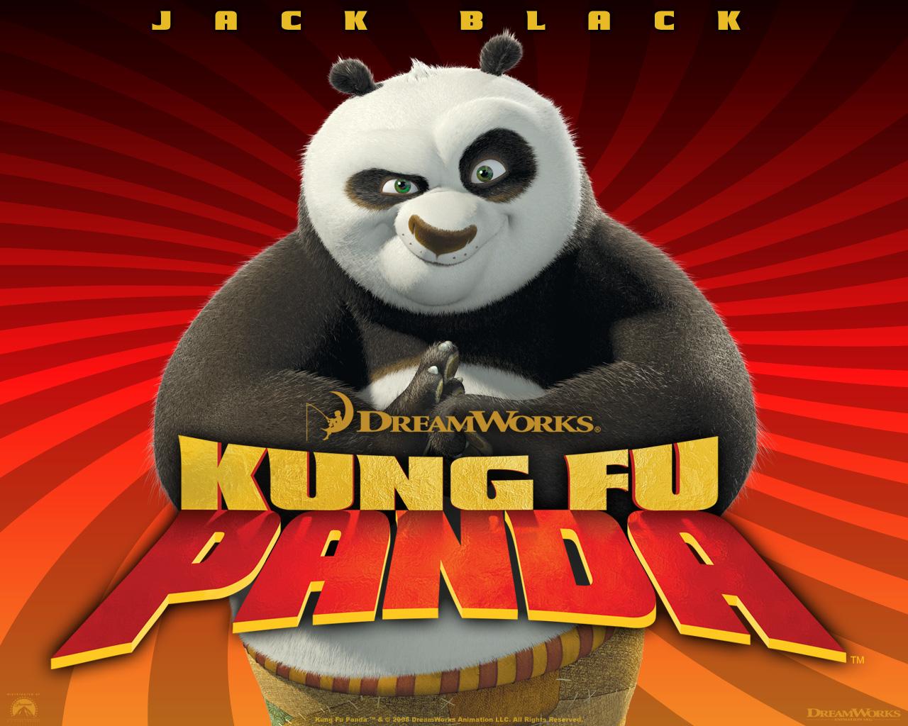 1280x1024 Po the Panda is the Dragon Warrior in Kung Fu Panda Desktop Wallpaper