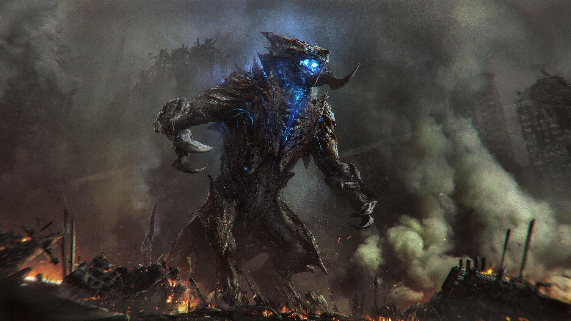 Download Majestic Kaiju Unleashed  The Ultimate Force of Destruction  Wallpaper  Wallpaperscom