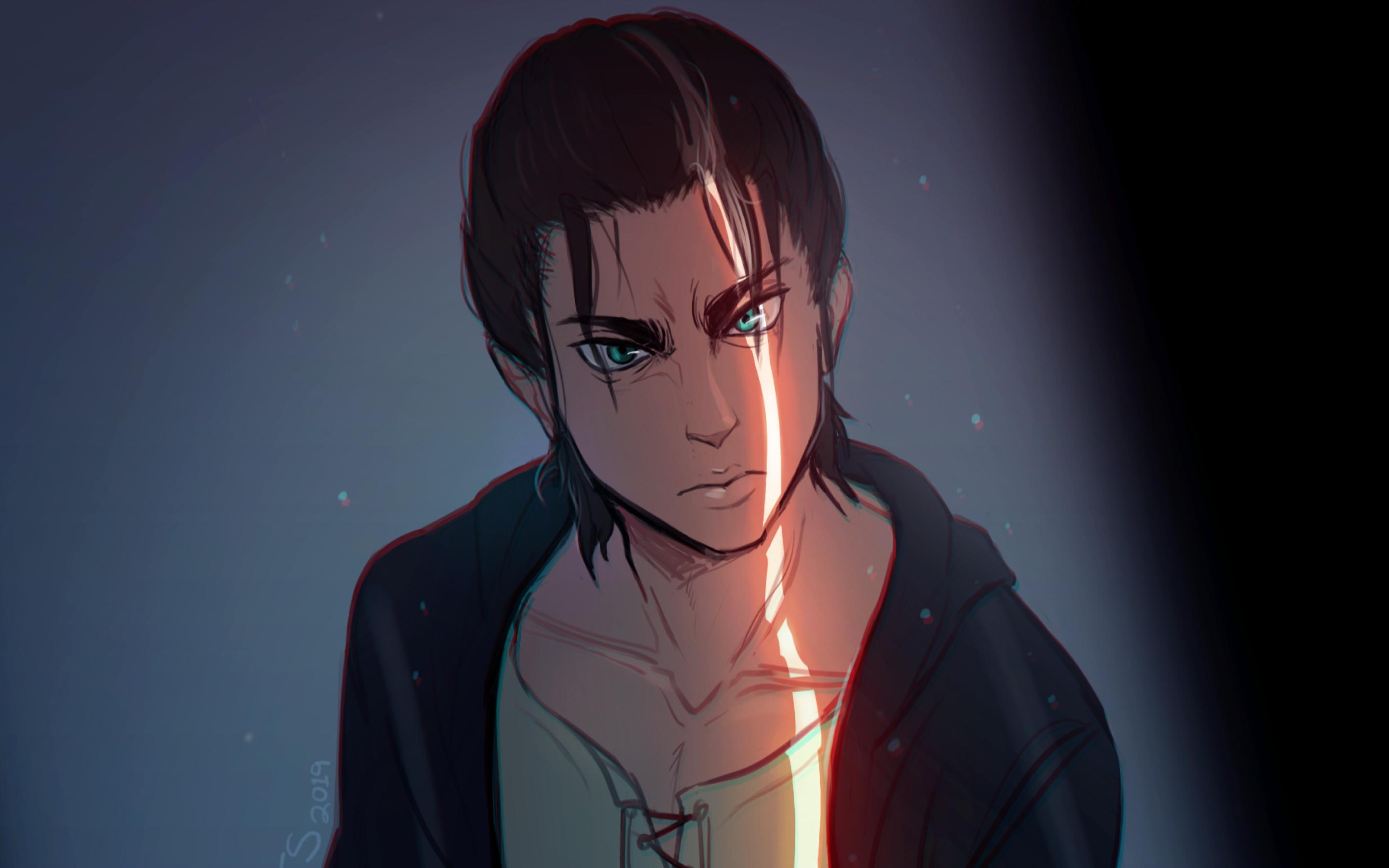 2880x1800 Attack On Titan Eren Yeager Macbook Pro Retina Wallpaper, HD Anime 4K Wallpaper, Image, Photo and Background