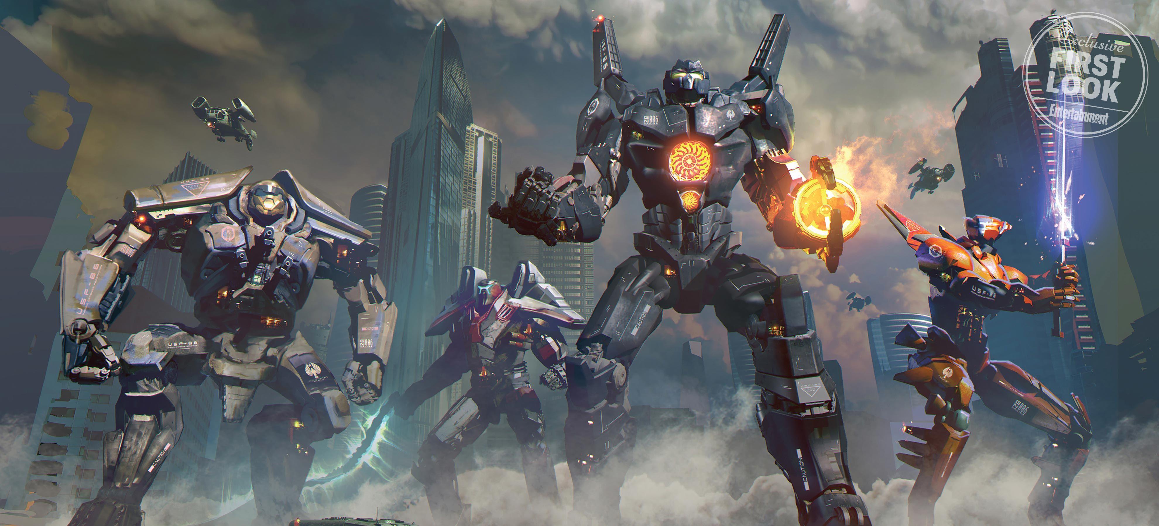 3960x1800 Get a first look at 'The Art and Making of Pacific Rim Uprising'. Pacific rim, Pacific rim jaeger, Concept art