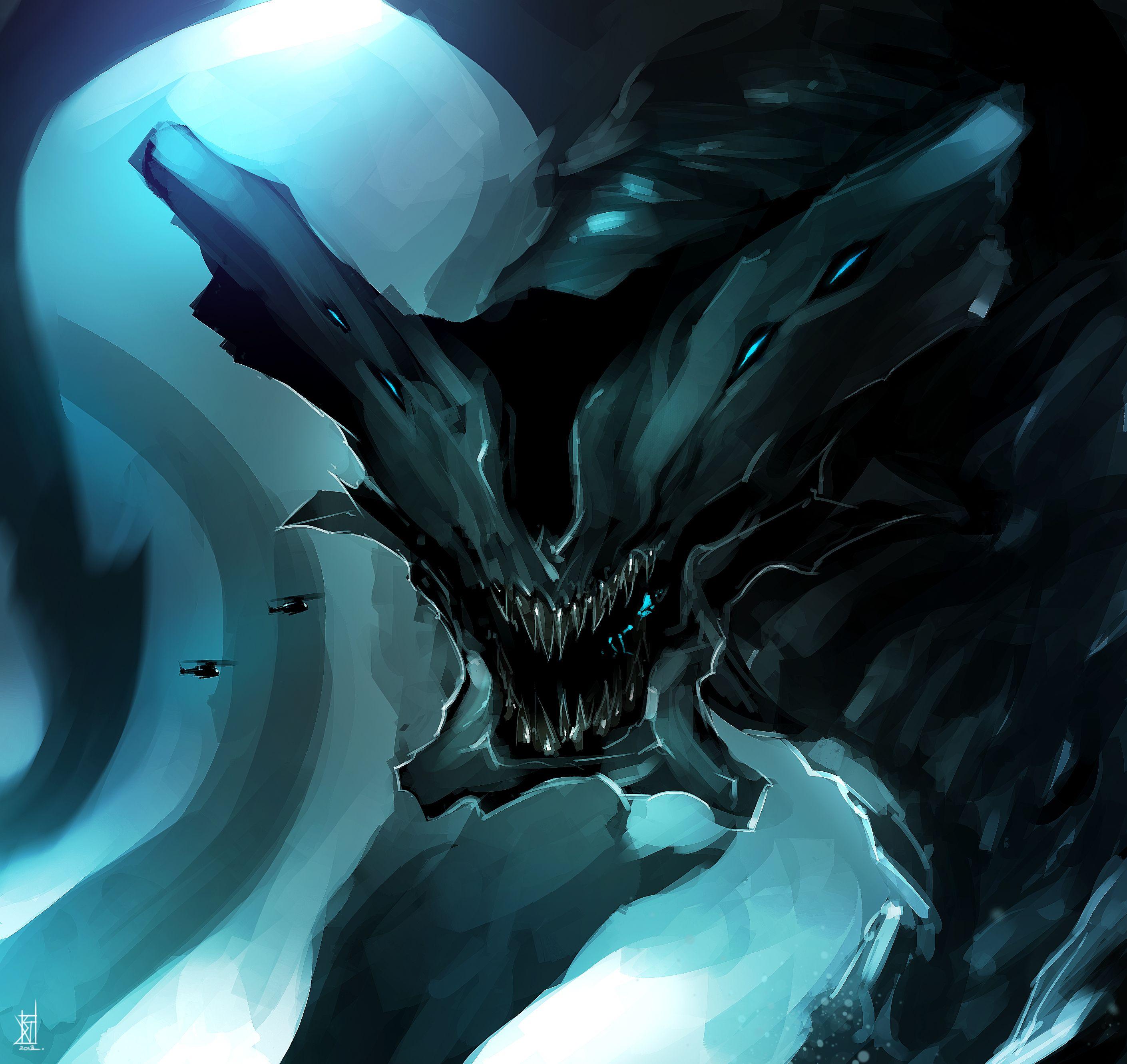 2820x2661 Slattern by Samuel Johnson. Pacific rim kaiju, Dark fantasy art, Pacific rim