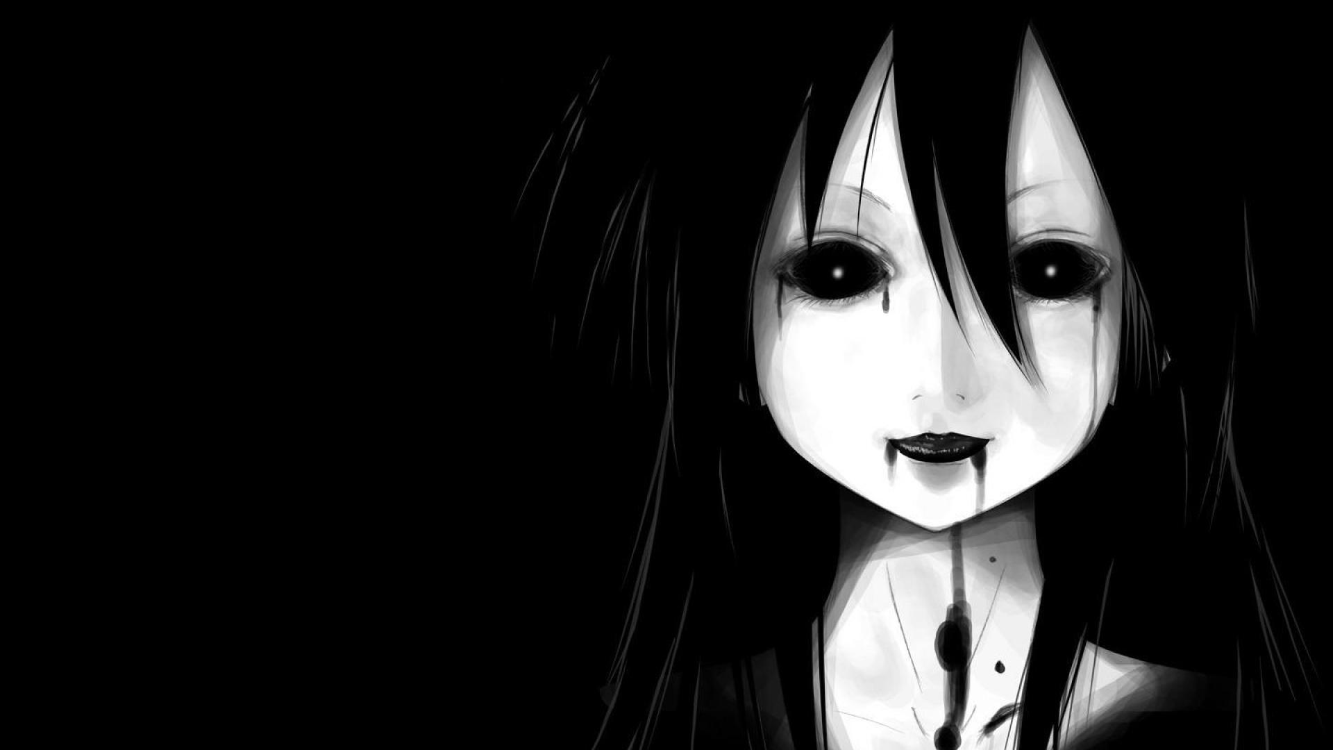 1920x1080 Anime Girl Gore Wallpaper