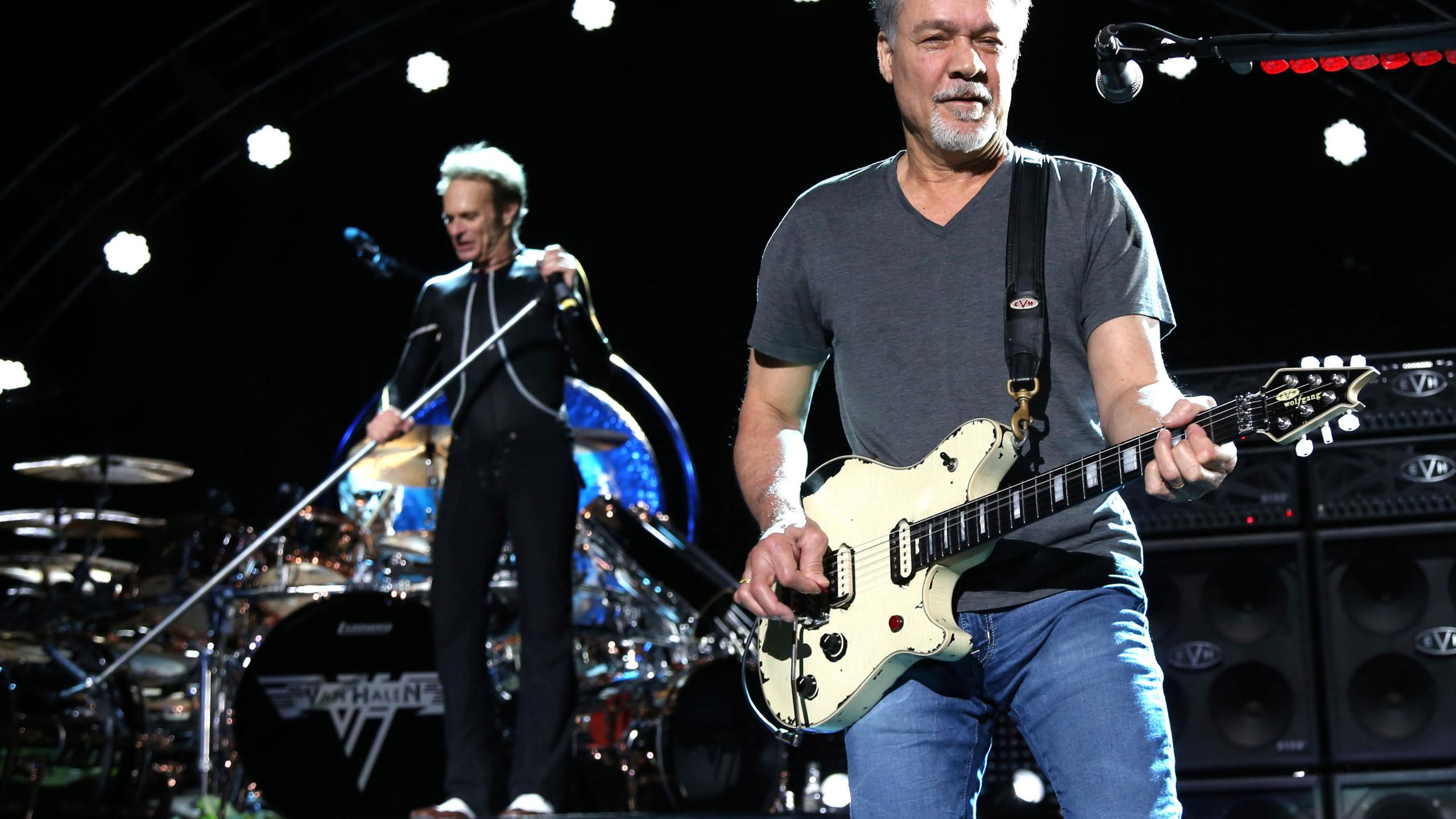 2560x1440 Guitars played, partly made by Eddie Van Halen go to auction