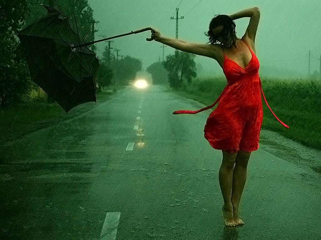 1024x768 Beutiful Girl Wallpaper In Rain Dance In The Rain Funny HD Wallpaper