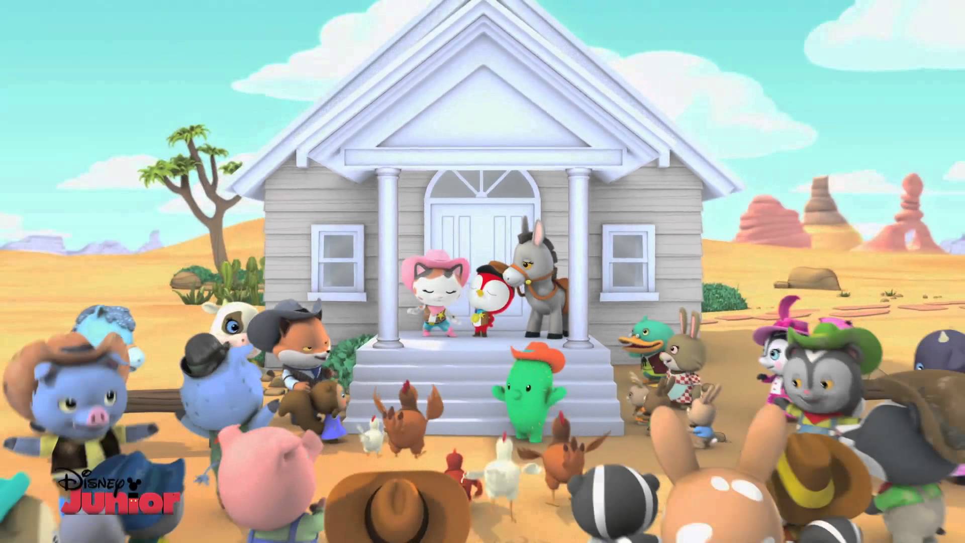 1920x1080 Sheriff Callie. Peck's Darling Clementine Song. Disney Junior UK