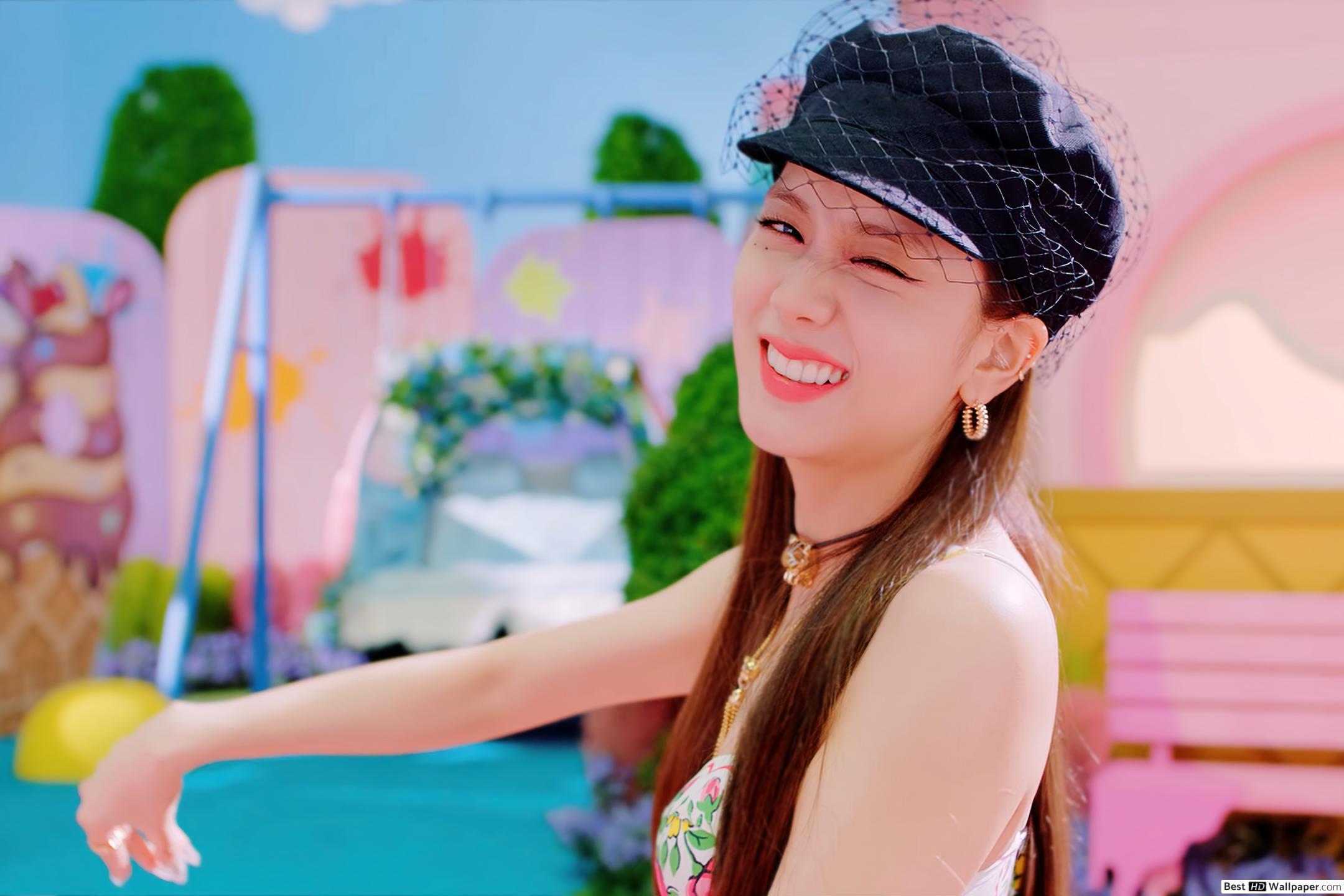 2160x1440 BlackPink's Cute Jisoo In 'Ice Cream' M V HD Wallpaper Download