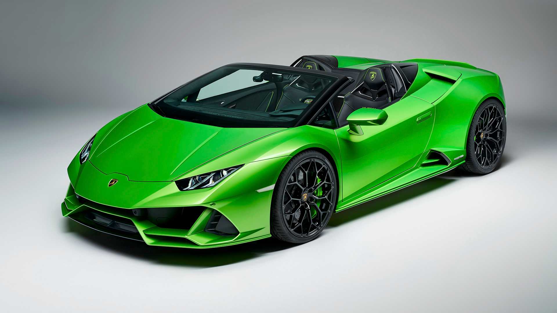 1920x1080 Lamborghini Huracan Evo Spyder Debuts Its Folding Roof In Geneva