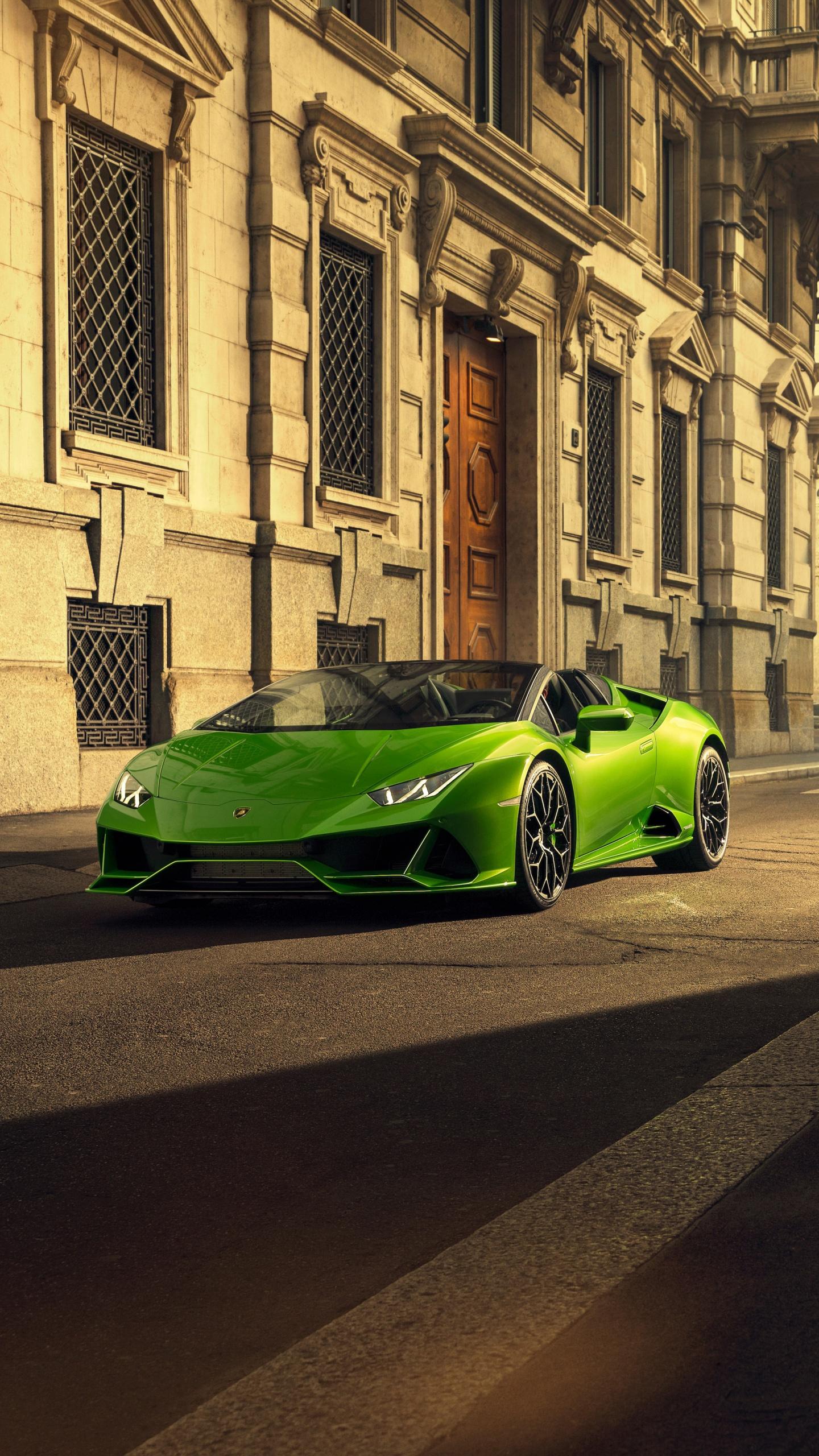 1440x2560 Lamborghini Huracan EVO Spyder Wallpaper 4K, Cars