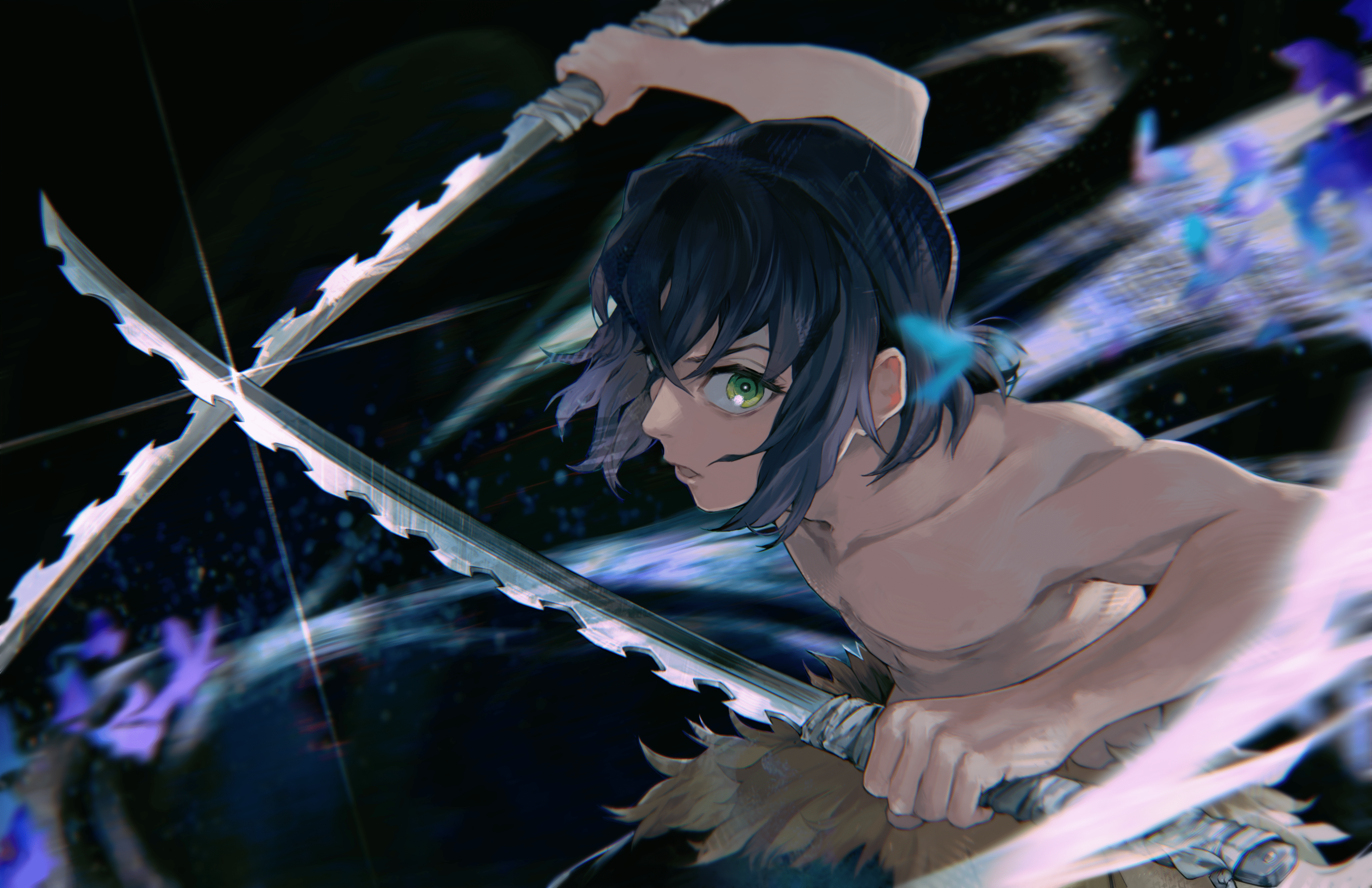 4000x2588 Demon Slayer Inosuke Wallpaper 1920x1080