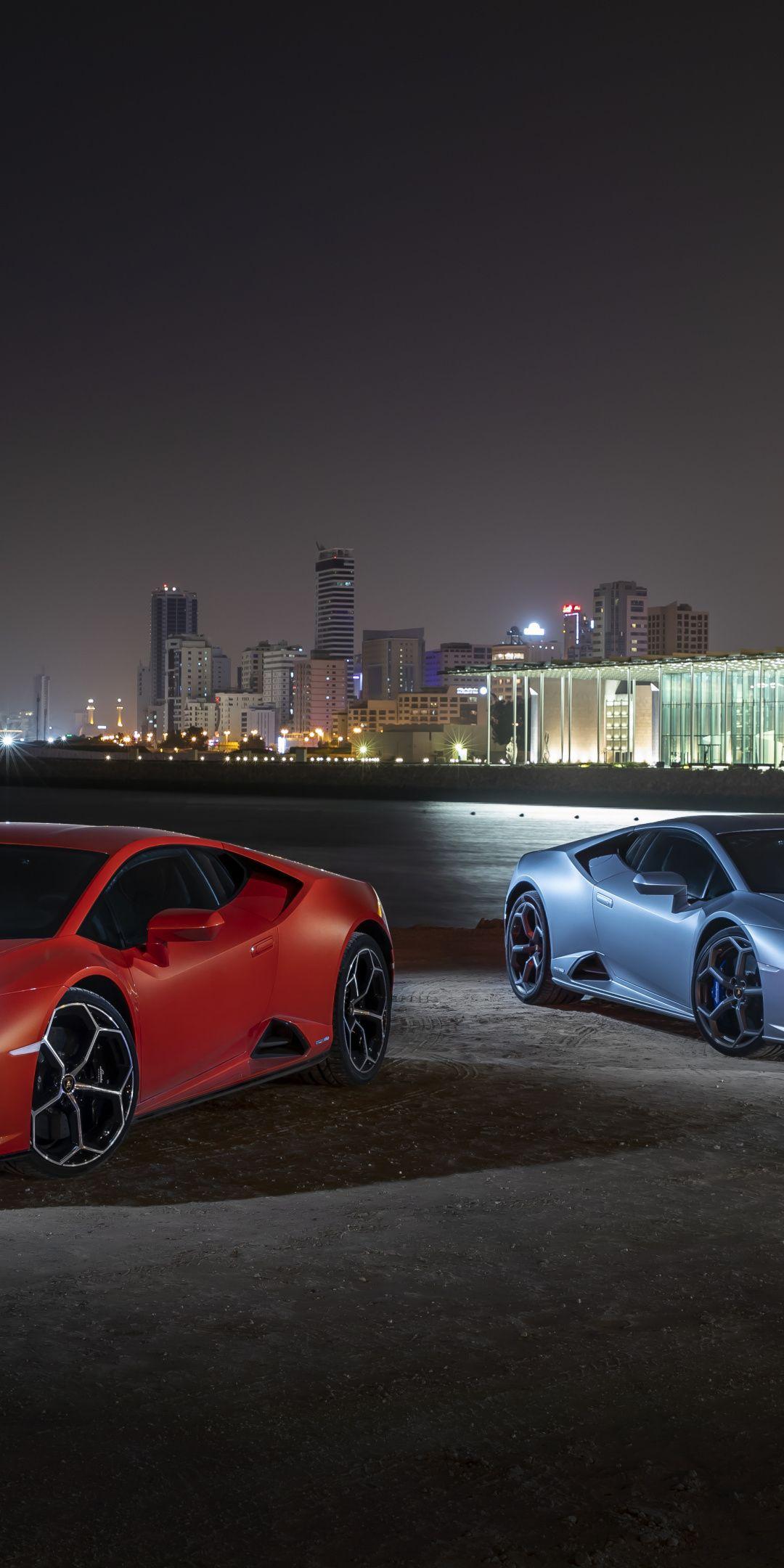 1080x2160 Lamborghini Huracan EVO, red and blue cars, 1080x2160 wallpaper. Lamborghini huracan, Red lamborghini, Lamborghini cars