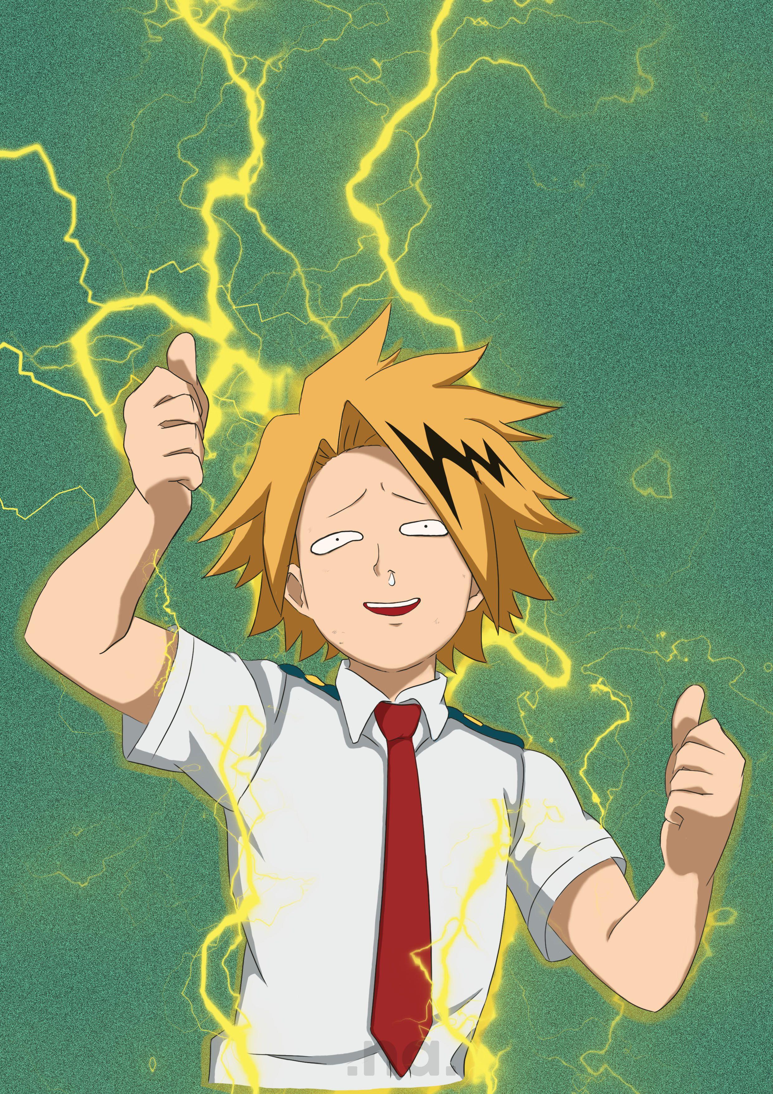 2480x3508 Kaminari Denki from BNHA (in dumb mood). Human pikachu, Anime, Hero wallpaper