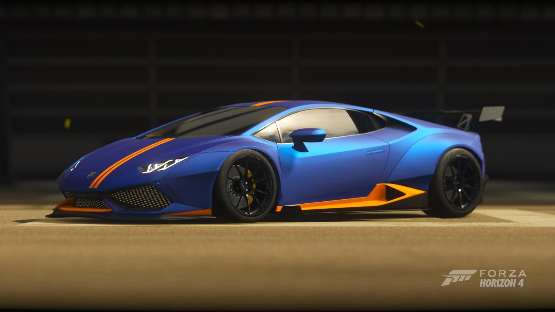 1920x1080 One Of My Favorite. Lamborghini Huracan LP610 4 Avio (Blue With Orange Stripe): Forza
