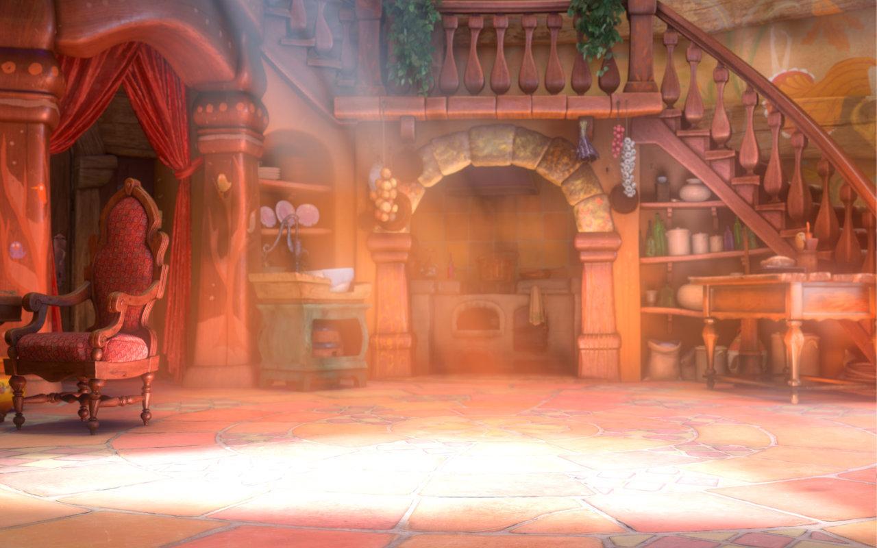 1280x800 rapunzel's room and Rapunzel Wallpaper