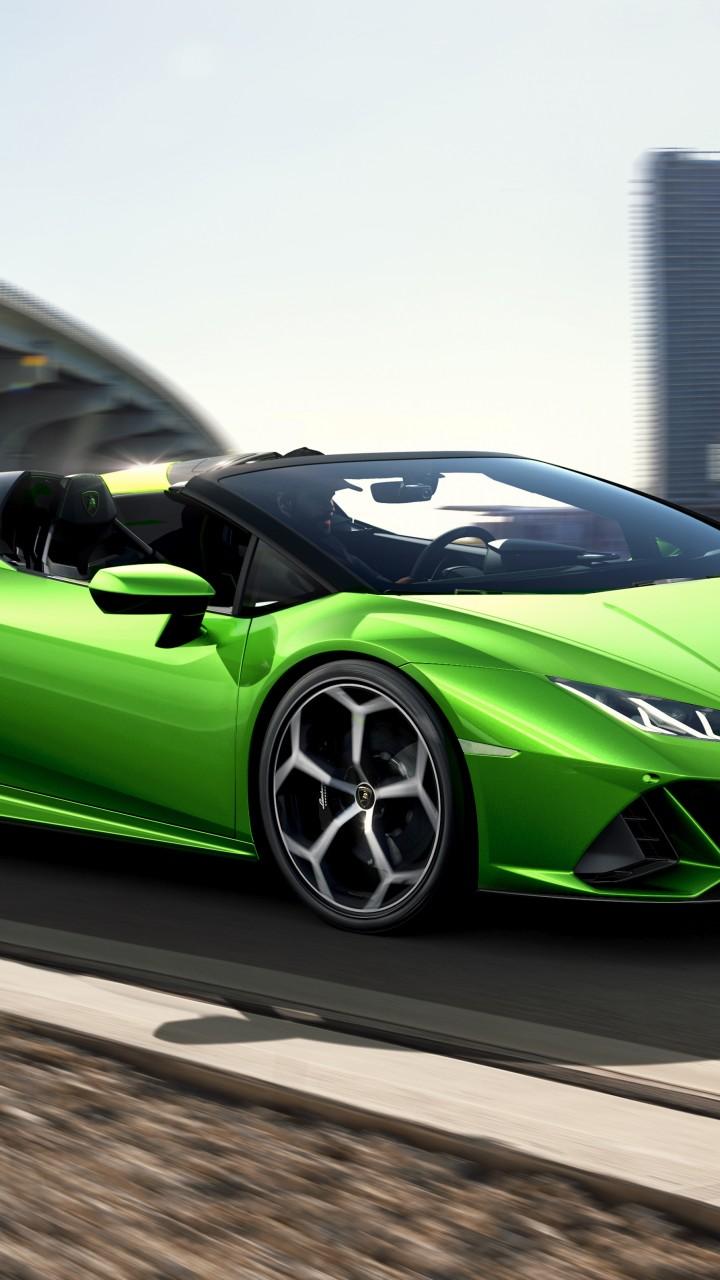720x1280 Lamborghini Huracan EVO Spyder Wallpaper