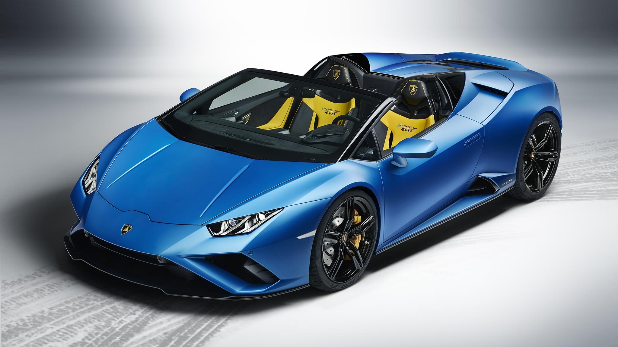 2048x1152 Lamborghini Huracan Evo RWD Spyder: Breezy, Beautiful, Uncovered Evo