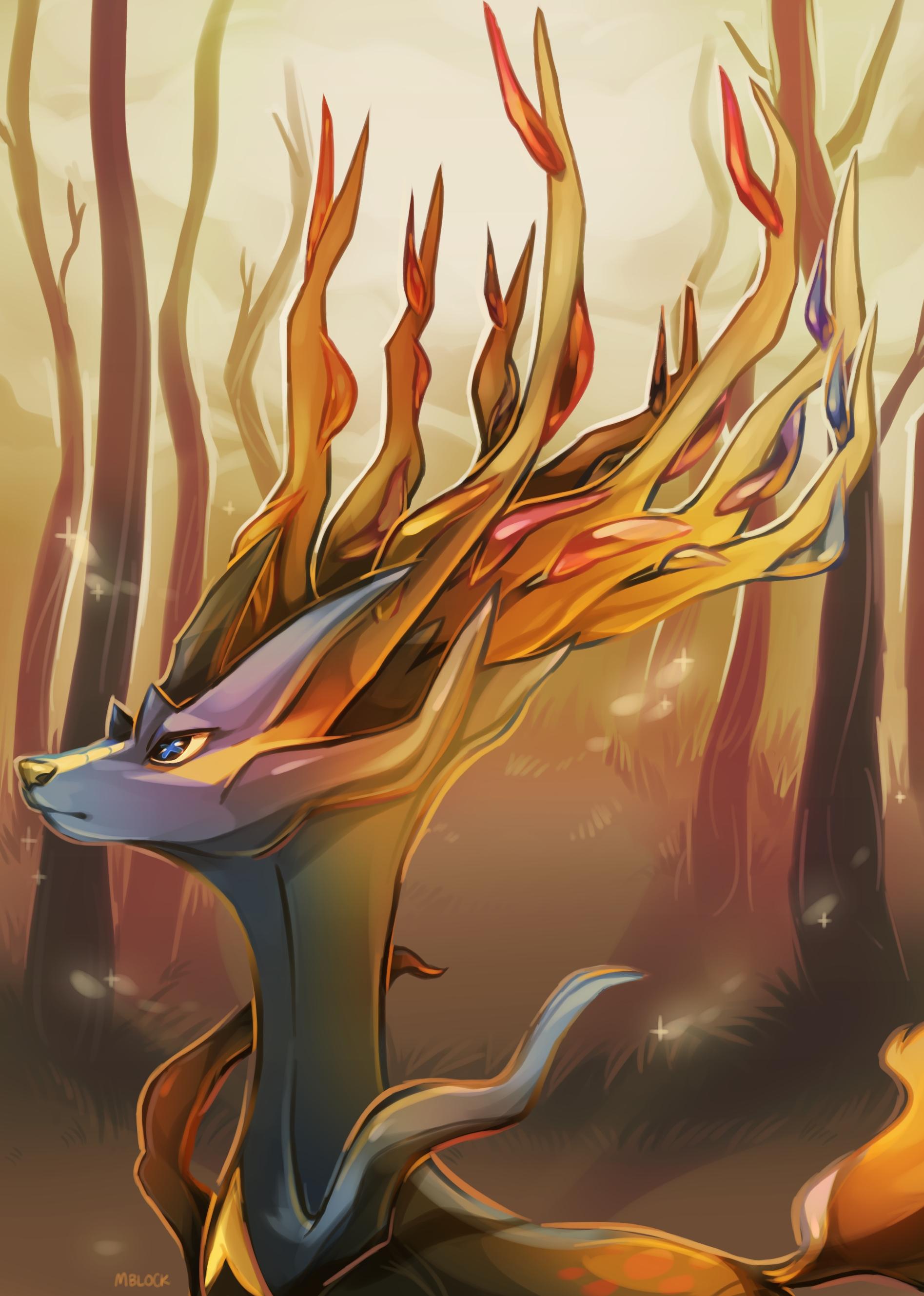 1895x2658 Xerneasémon Anime Image Board