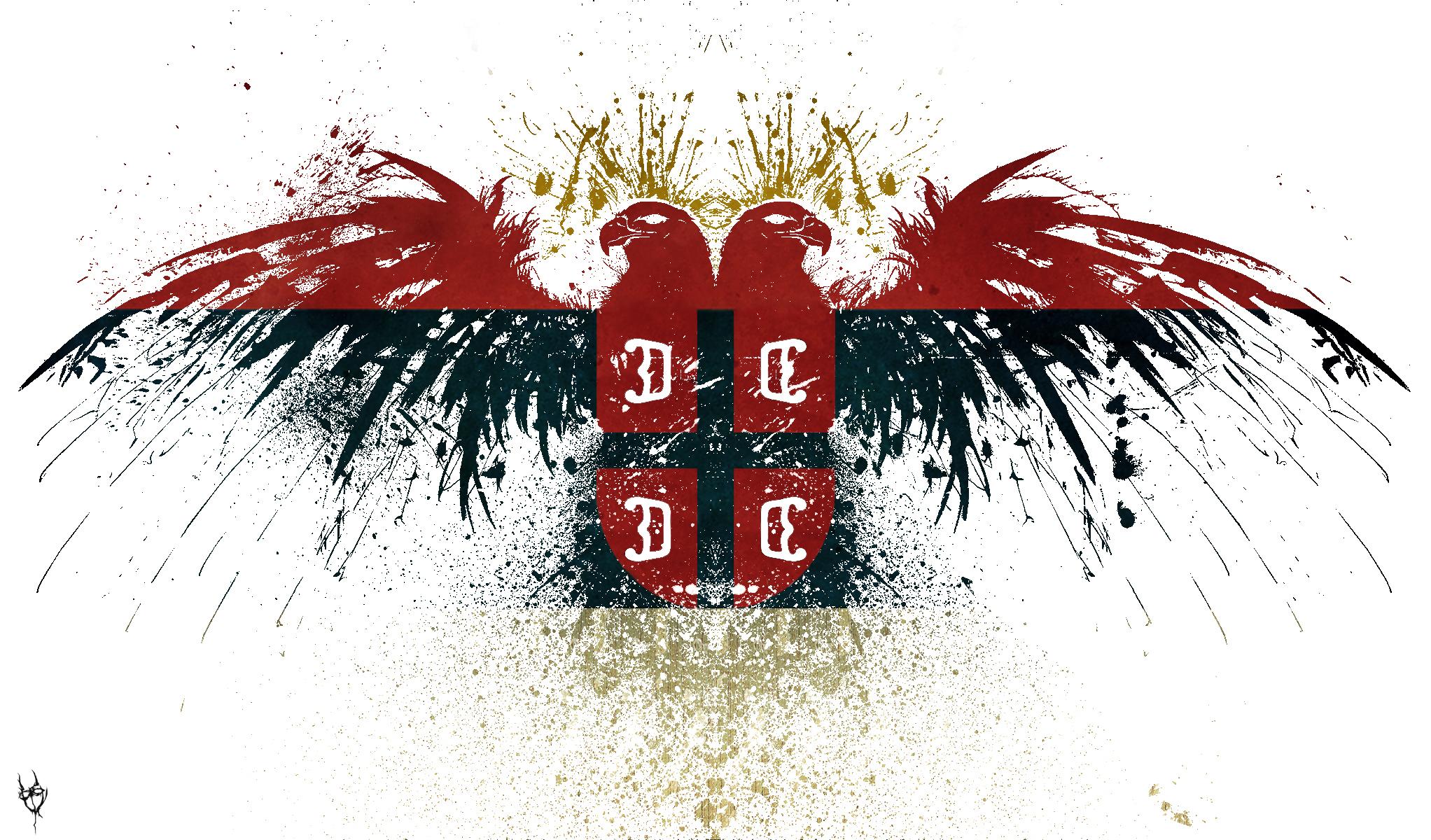 2044x1200 Flag Flag Of Serbia Serbian Flag Wallpaper:2044x1200