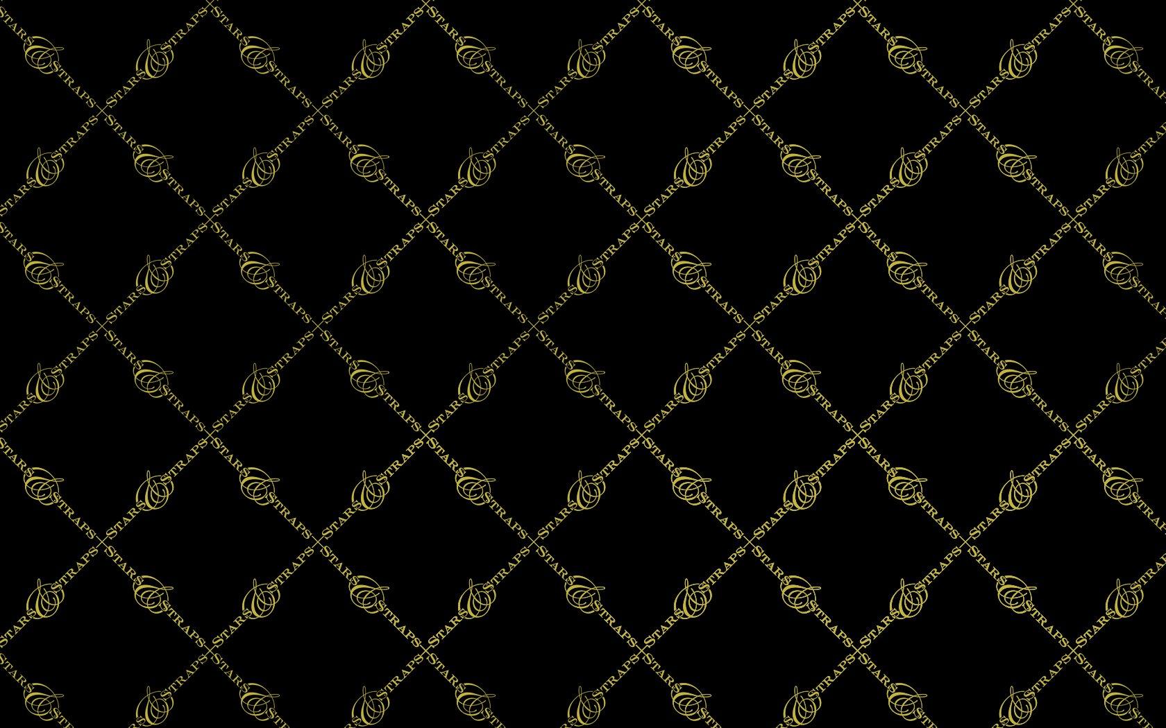 1680x1050 Black & Gold Wallpaper