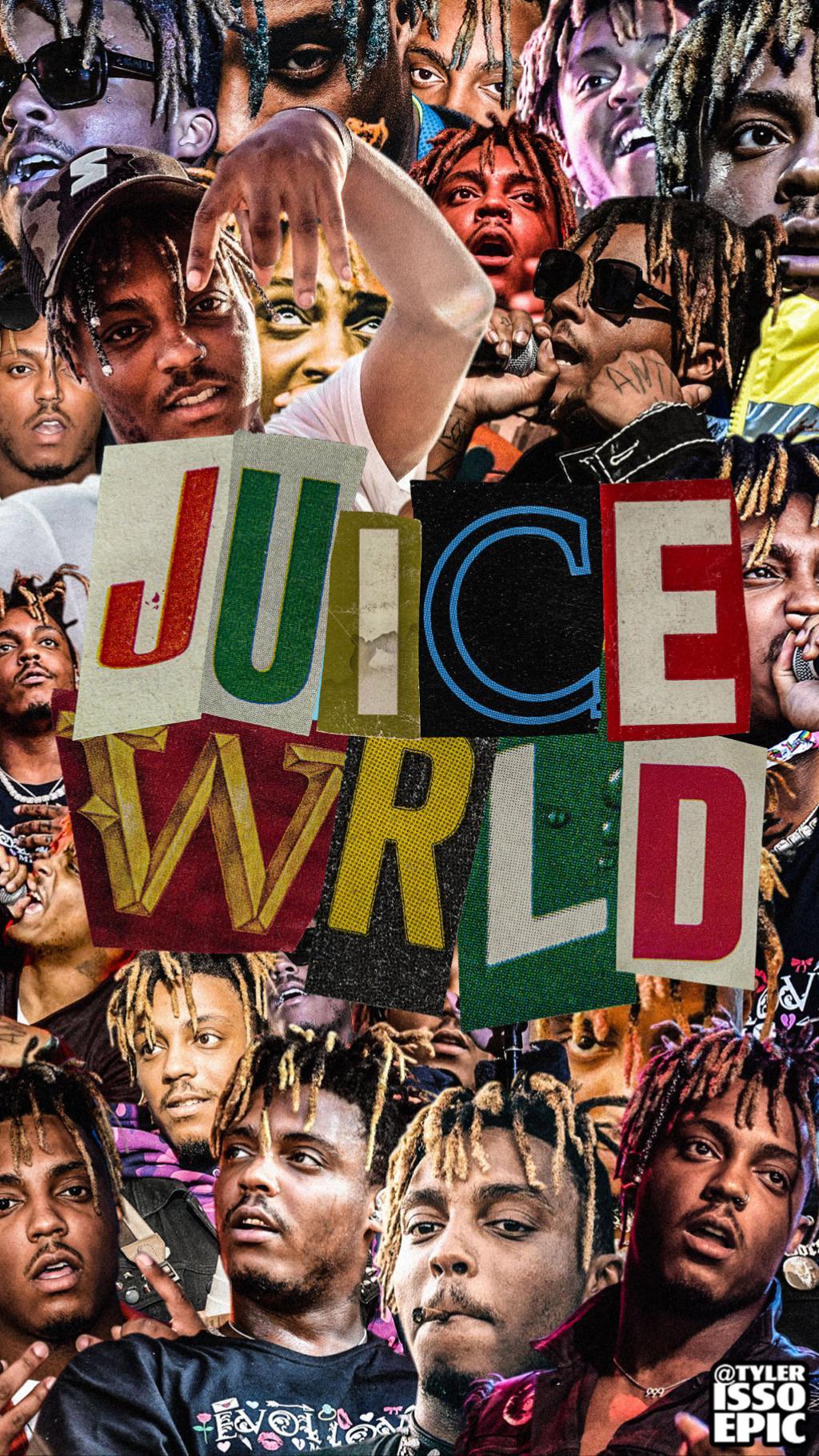 1024x1820 Juice Wrld Picture Collage