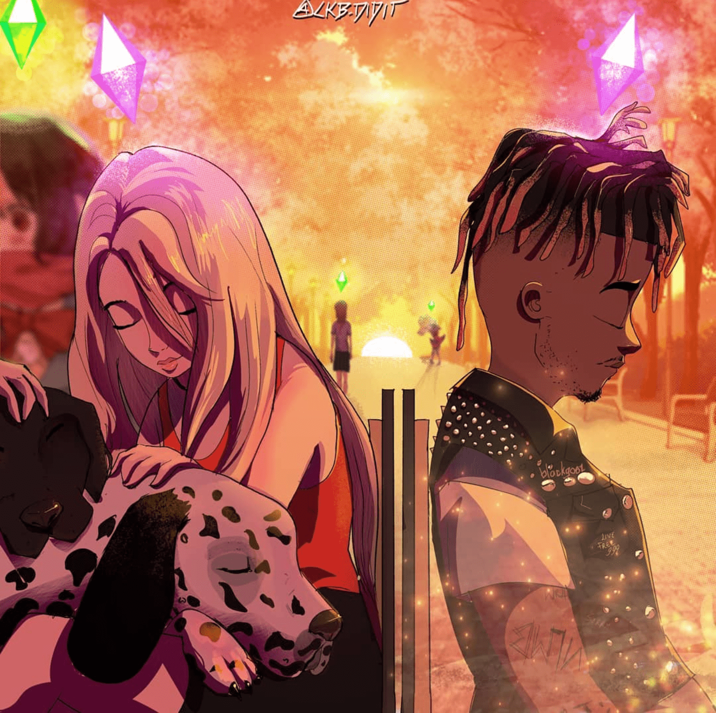 1440x1433 Majestic Juice WRLD wallpaper