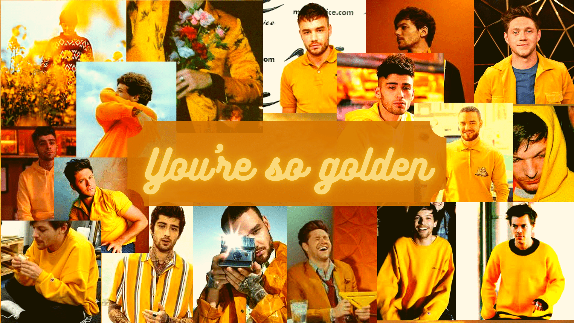 1920x1080 Harry Styles Golden HD Wallpaper