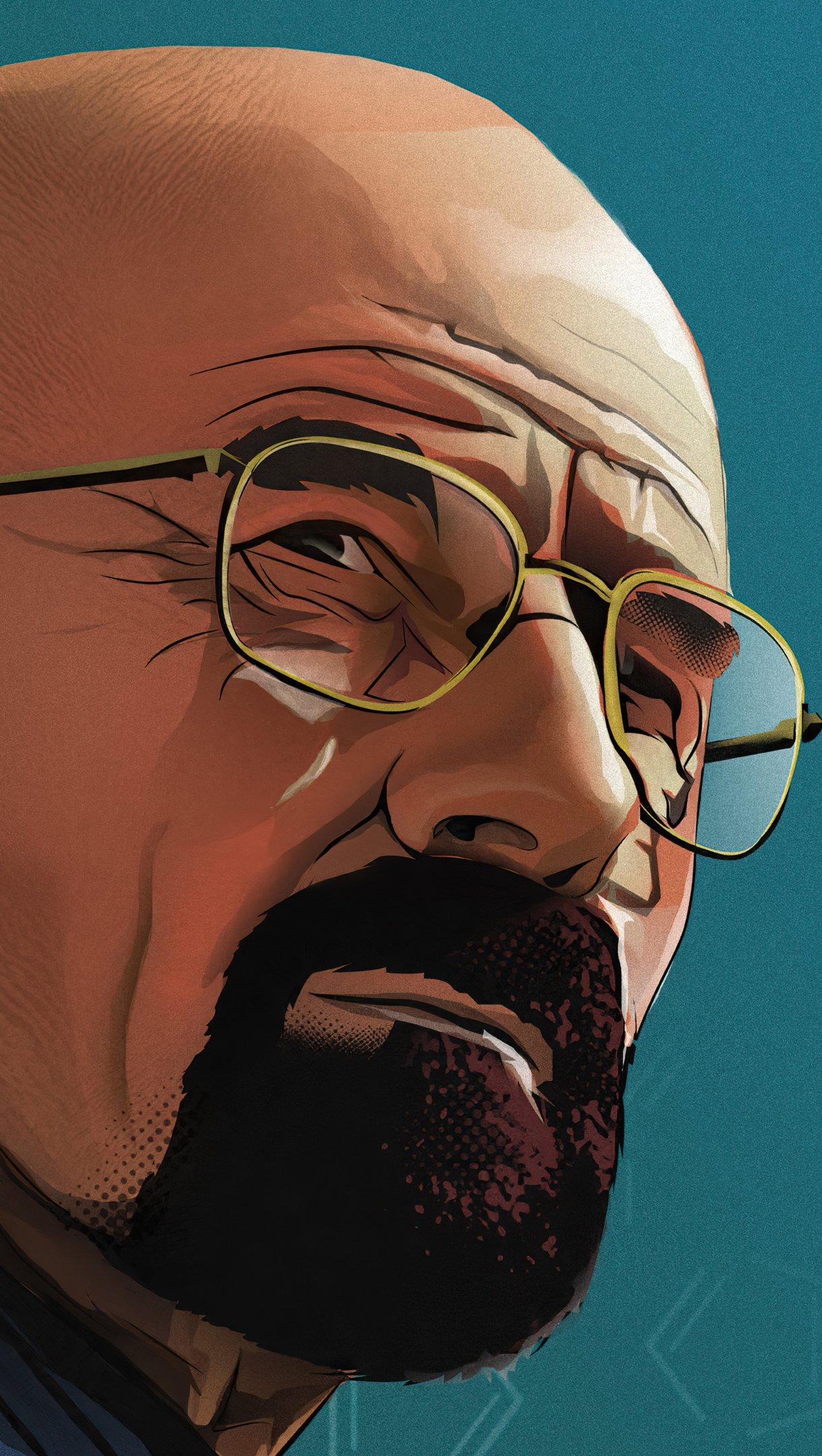 1220x2160 Breaking Bad Fanart Wallpaper 4k HD